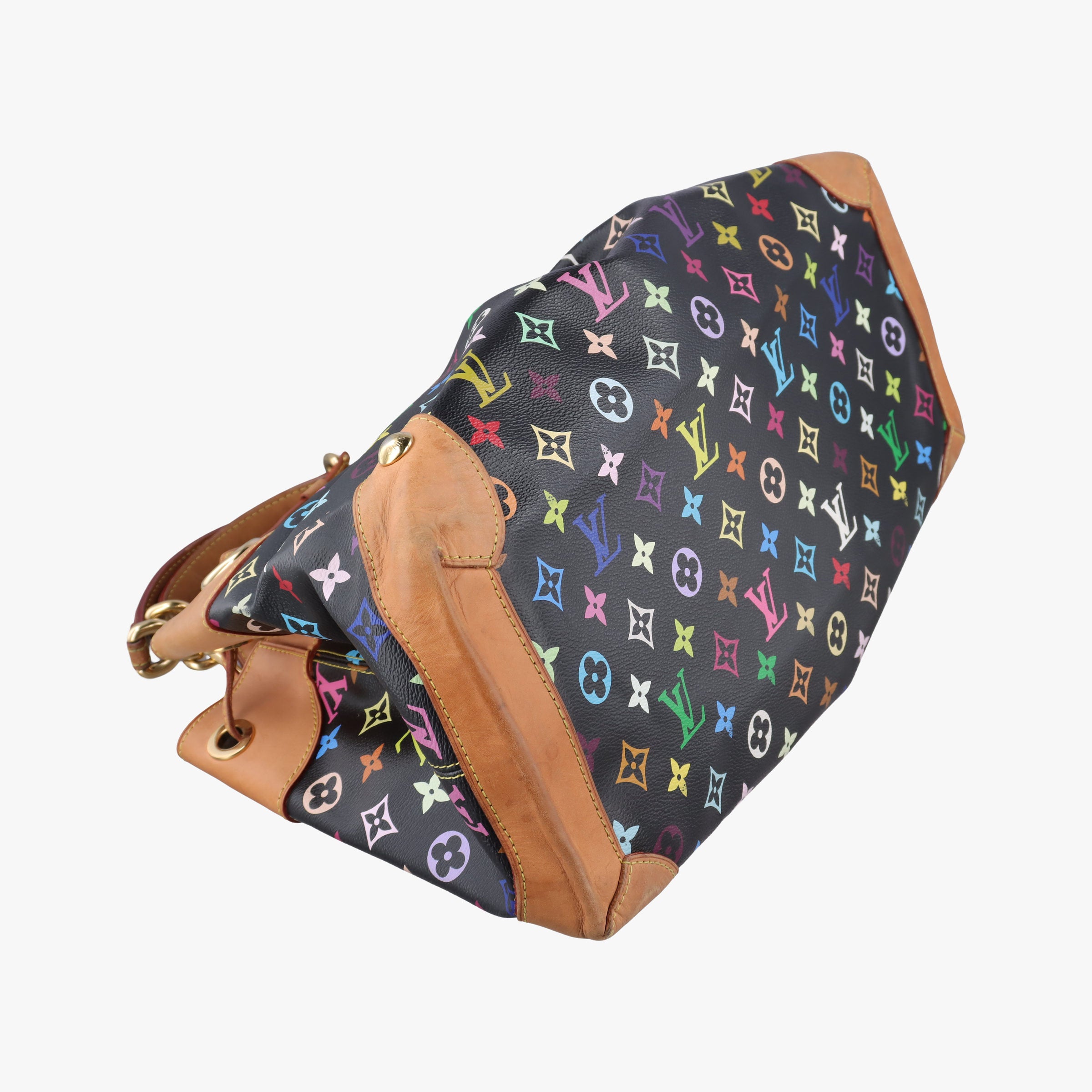 Pre-owned Louis Vuitton URSULA Noir Monogram Multicolor M40124 handbag | stylenewstar