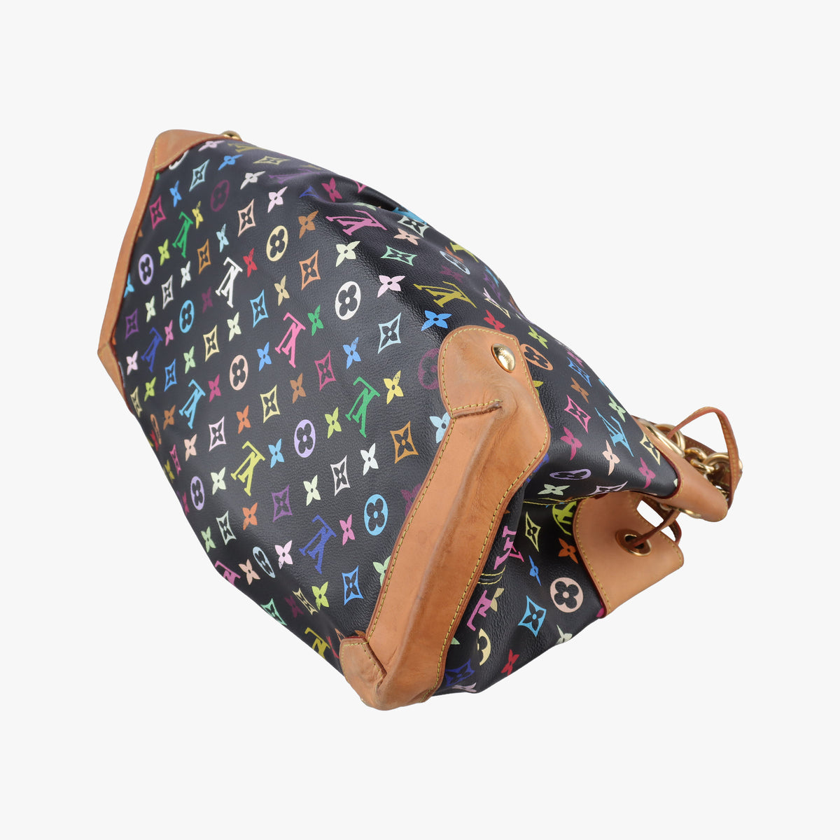 Pre-owned Louis Vuitton URSULA Noir Monogram Multicolor M40124 handbag | stylenewstar