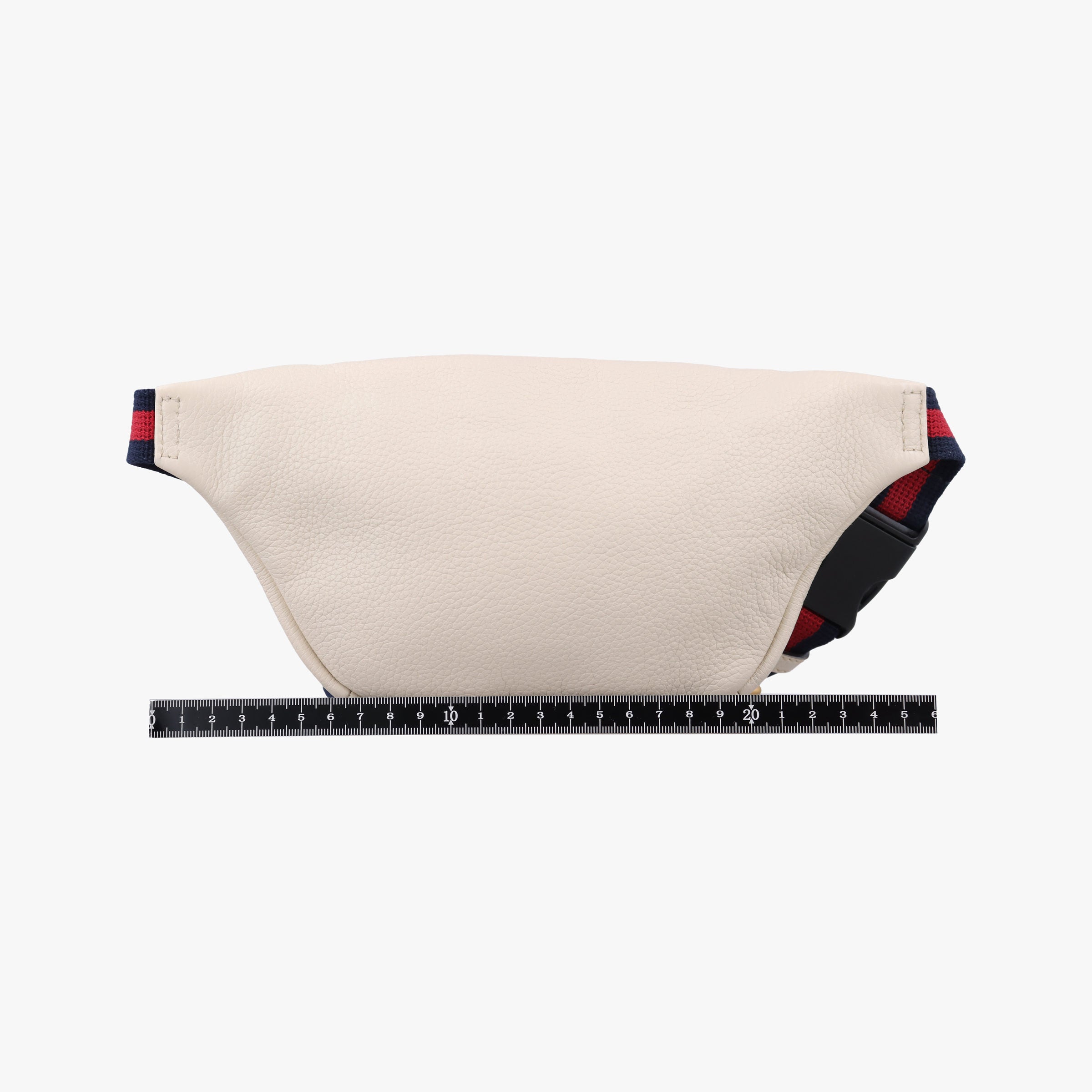 Pre-owned Gucci Print White Leather 527792 bum bag/waist bag | stylenewstar