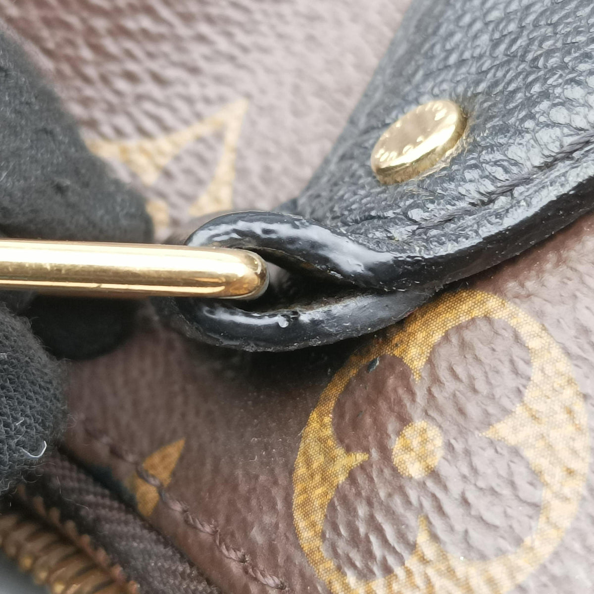 Pre-owned Louis Vuitton Tournel PM Noir Monogram canvas M44057 shoulderbag | stylenewstar