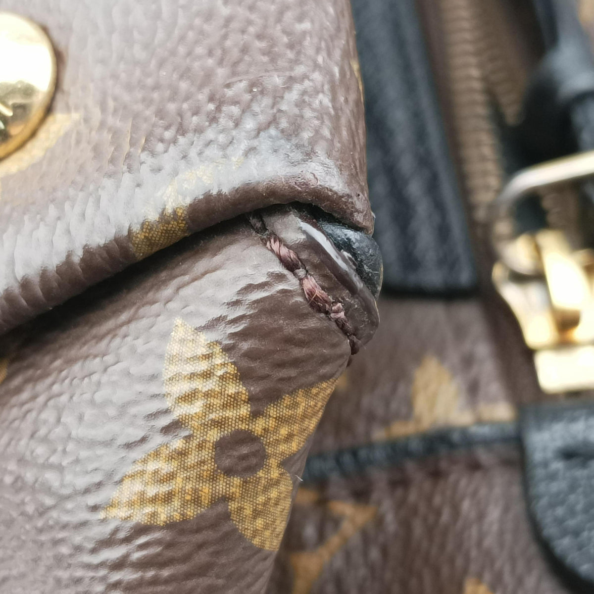 Pre-owned Louis Vuitton Tournel PM Noir Monogram canvas M44057 shoulderbag | stylenewstar