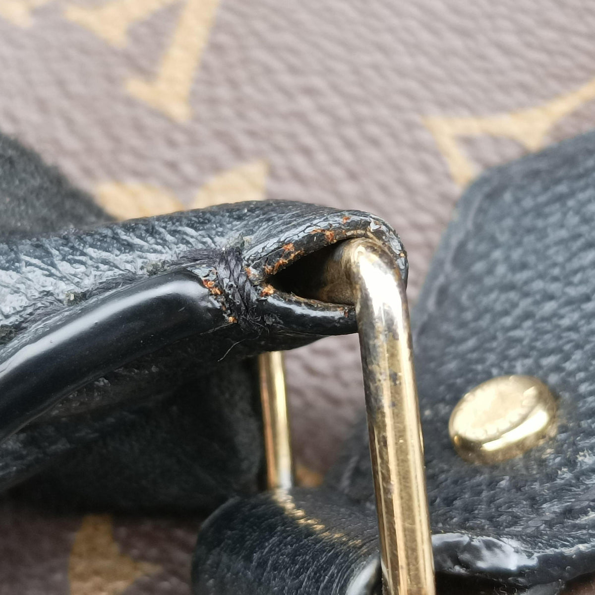 Pre-owned Louis Vuitton Tournel PM Noir Monogram canvas M44057 shoulderbag | stylenewstar
