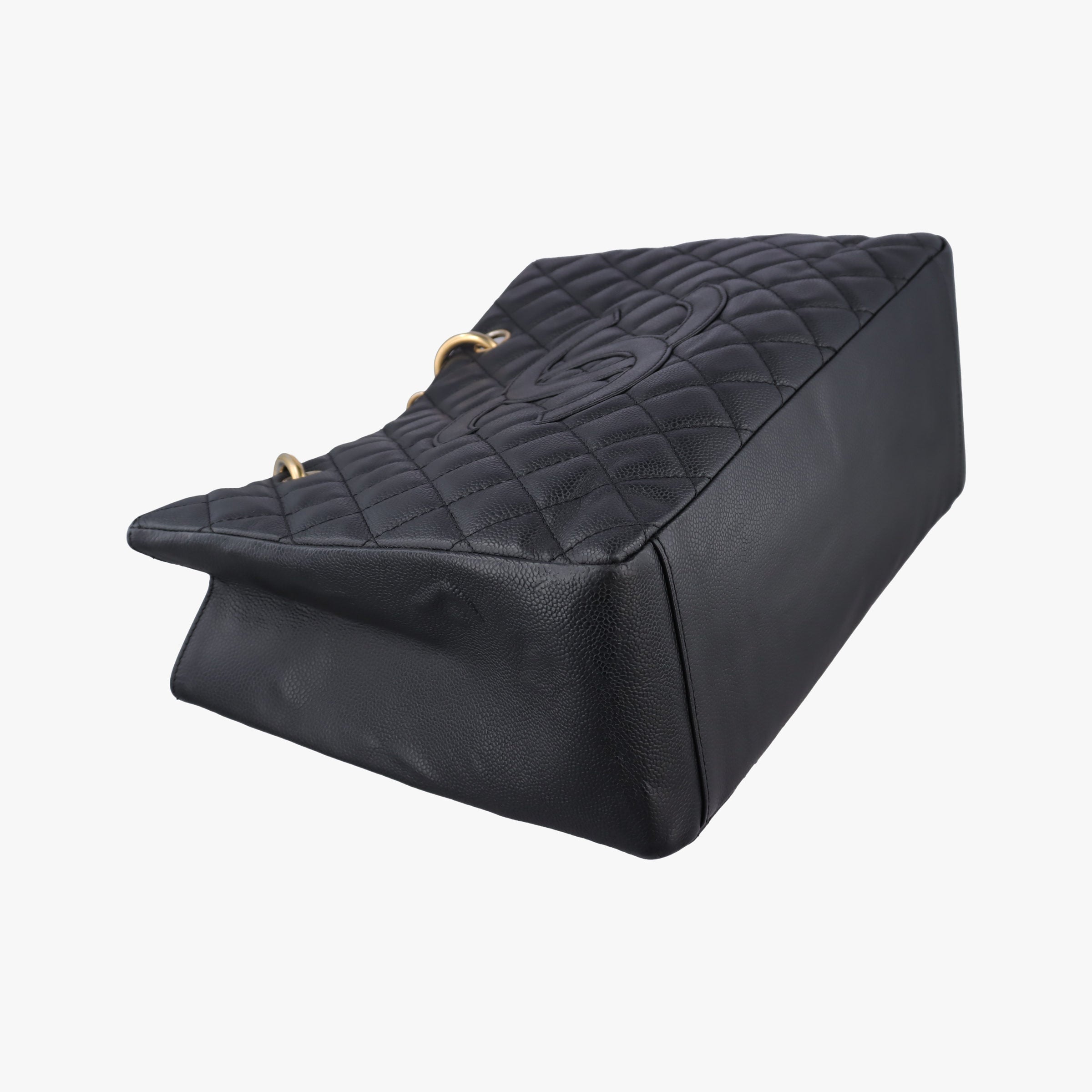 Pre-owned Chanel Matelasse Cocomark GST Black caviar skin A20995 shoulderbag | stylenewstar