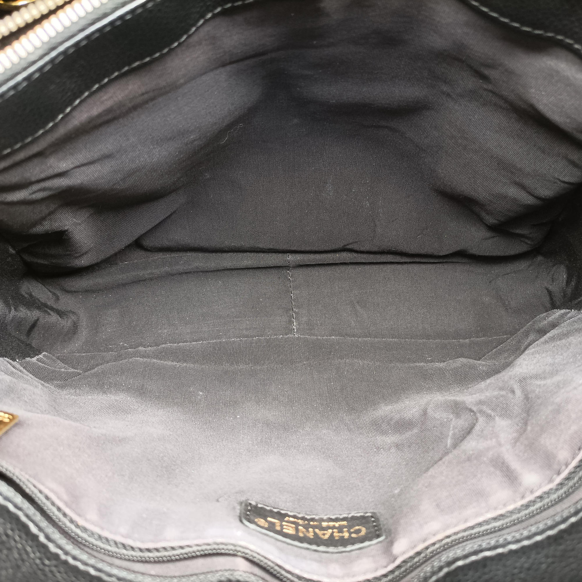 Pre-owned Chanel Matelasse Cocomark GST Black caviar skin A20995 shoulderbag | stylenewstar