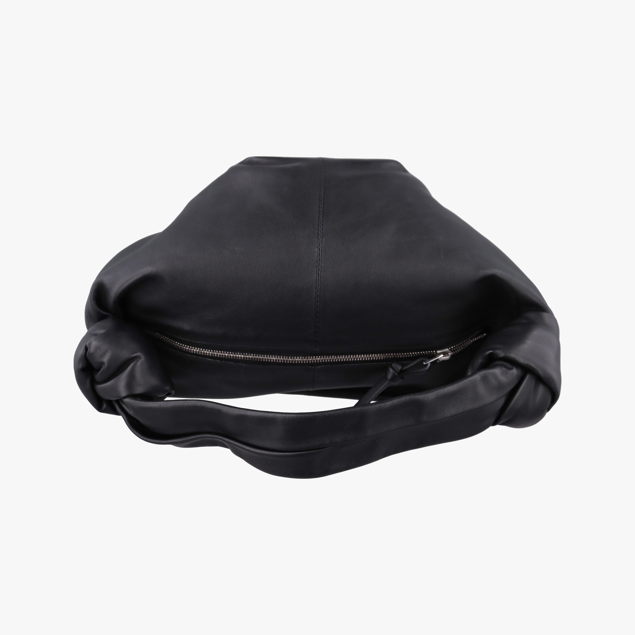 Vintage Bottega Veneta Double Knot Black lambskin  handbag | stylenewstar