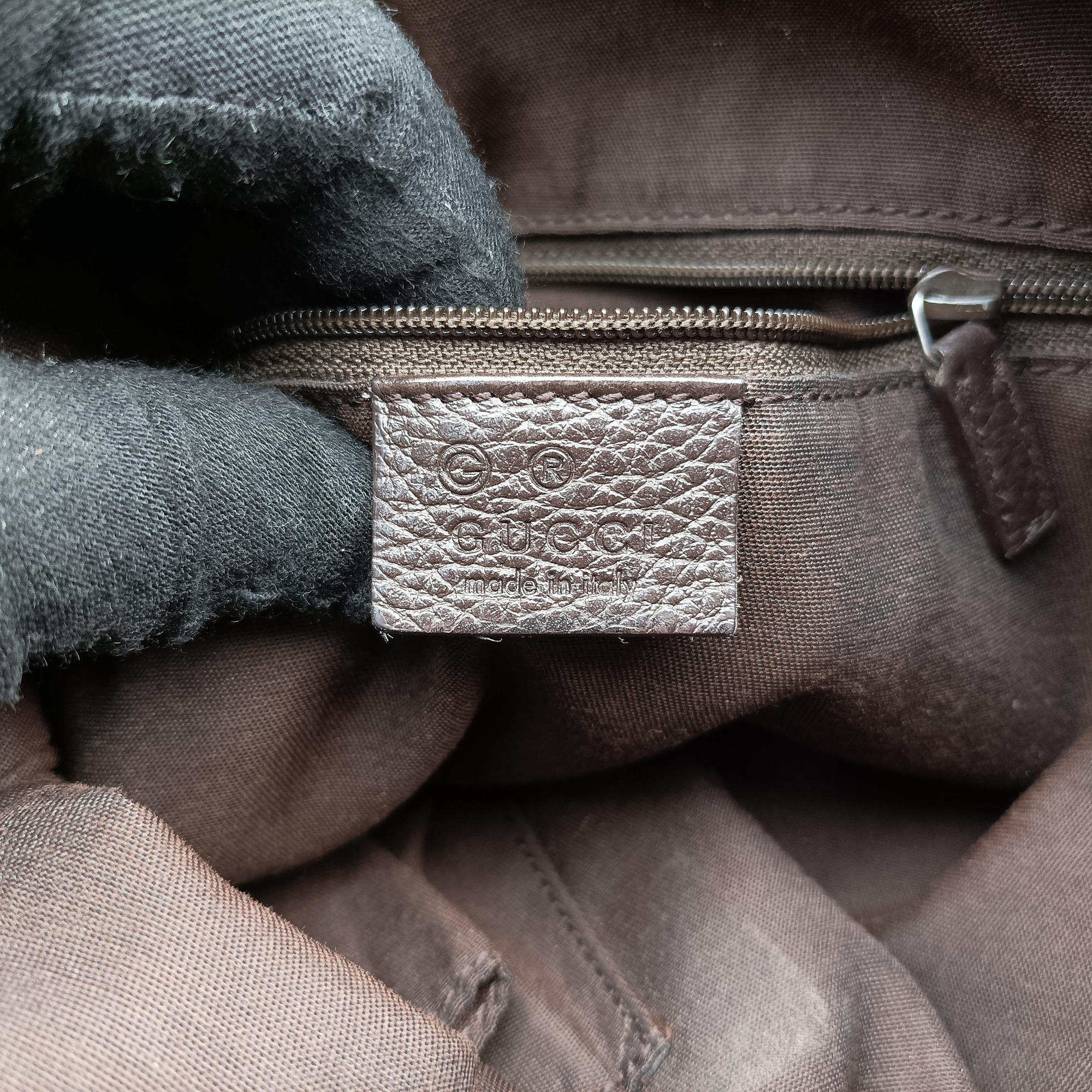 Pre-owned Gucci Abby Brown Canvas×Leather 265691 shoulderbag | stylenewstar