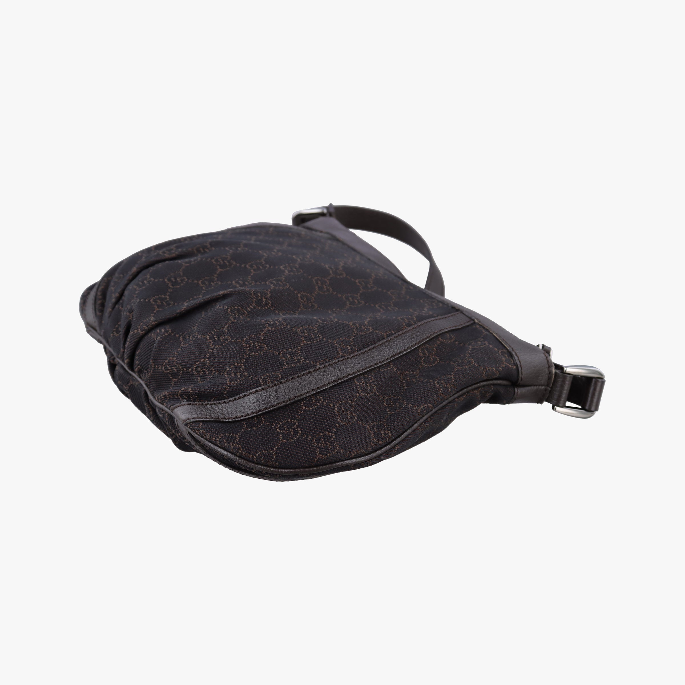Pre-owned Gucci Abby Brown Canvas×Leather 265691 shoulderbag | stylenewstar