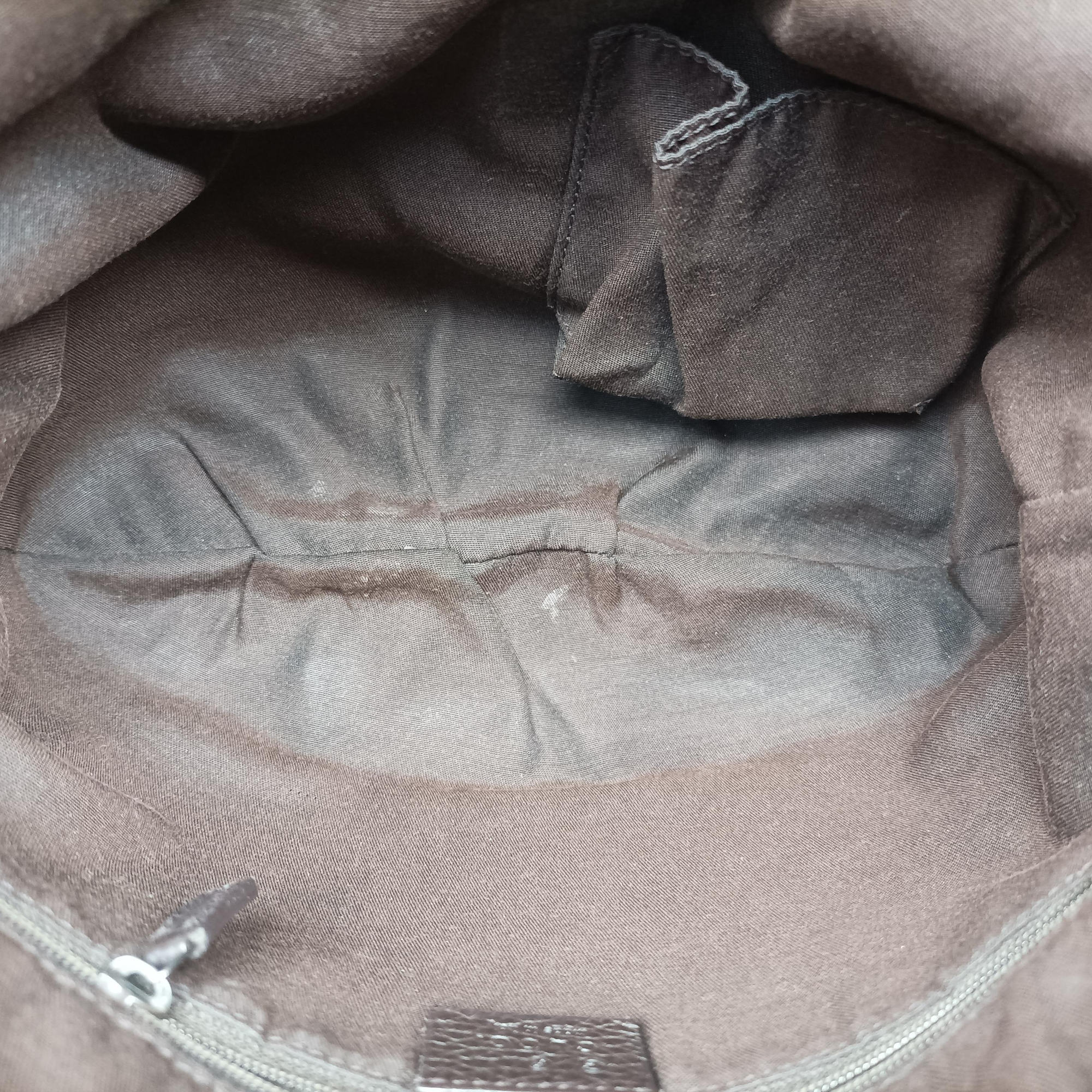 Pre-owned Gucci Abby Brown Canvas×Leather 265691 shoulderbag | stylenewstar