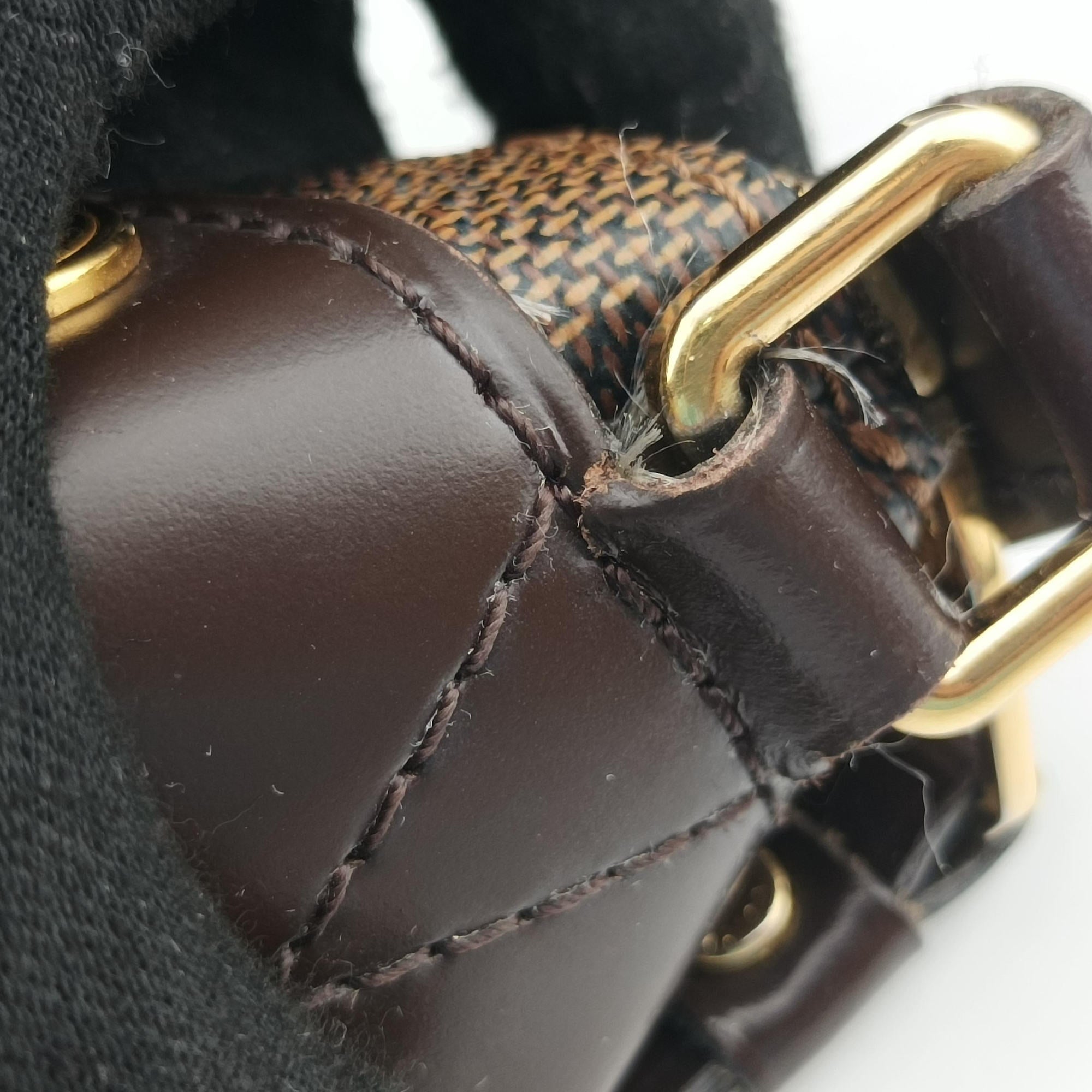 Pre-owned Louis Vuitton DAMIER EBENE Damier Canvas N41425 shoulderbag | stylenewstar
