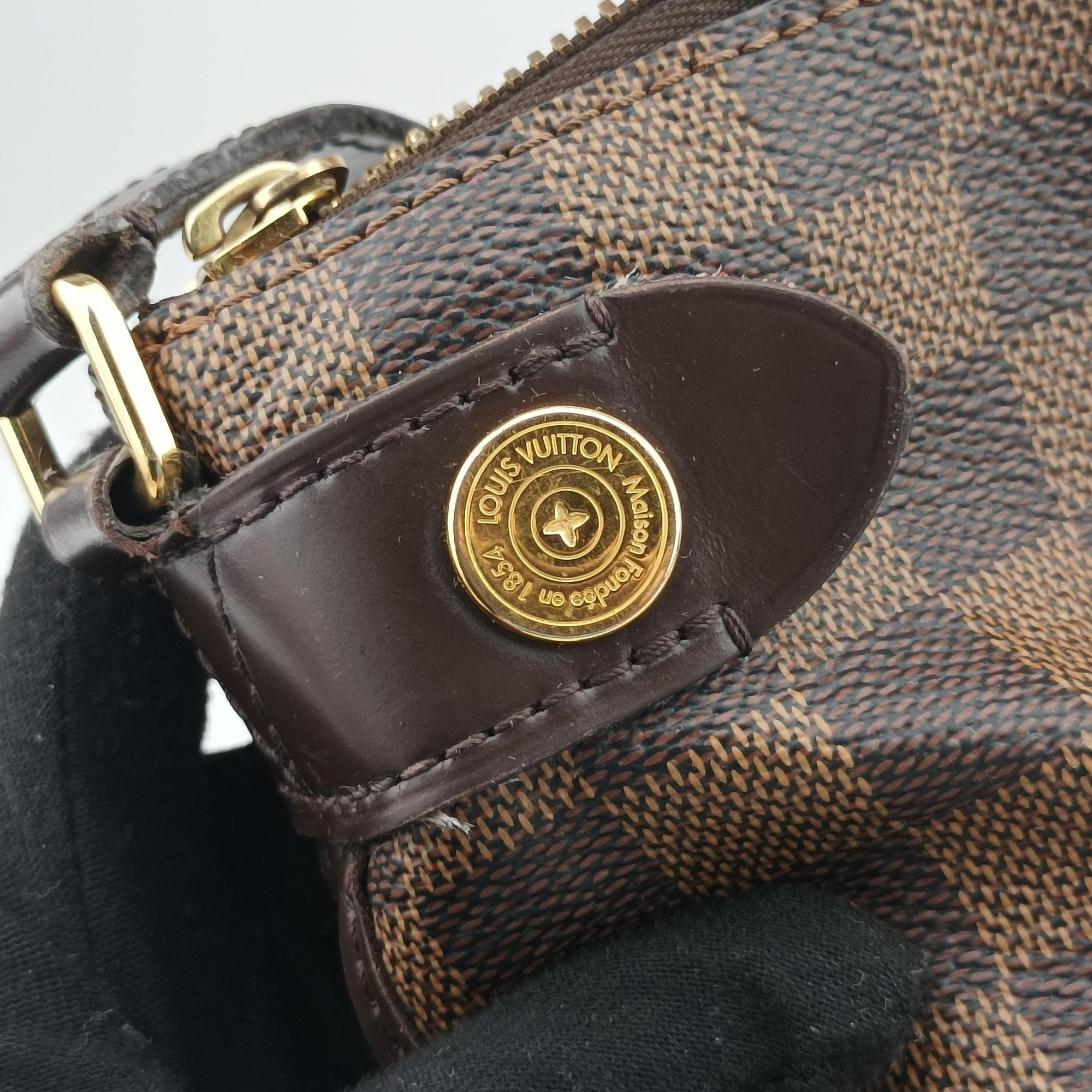 Pre-owned Louis Vuitton DAMIER EBENE Damier Canvas N41425 shoulderbag | stylenewstar