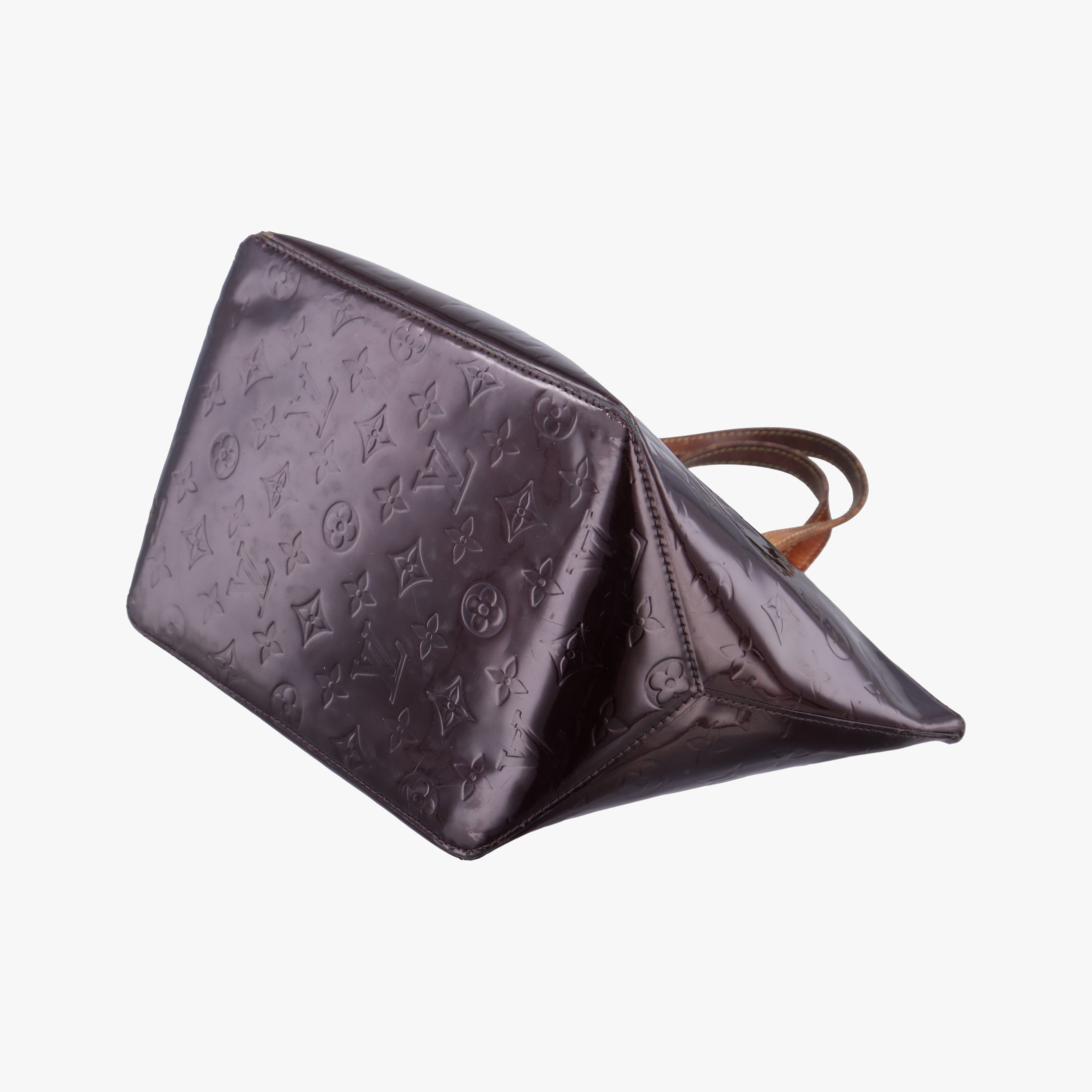 Pre-owned Louis Vuitton Bellevue GM Amarante Vernis M93589 handbag | stylenewstar