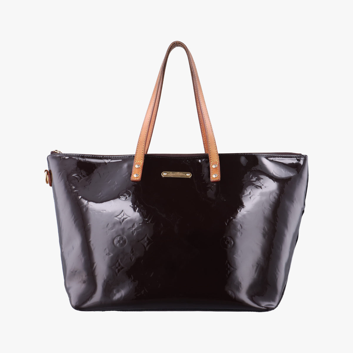 Pre-owned Louis Vuitton Bellevue GM BLEU NUIT Vernis M93589 handbag | stylenewstar
