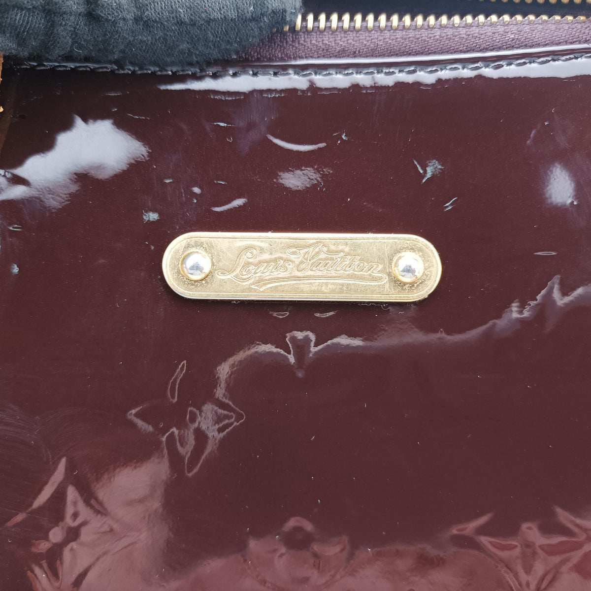 Pre-owned Louis Vuitton Bellevue GM BLEU NUIT Vernis M93589 handbag | stylenewstar