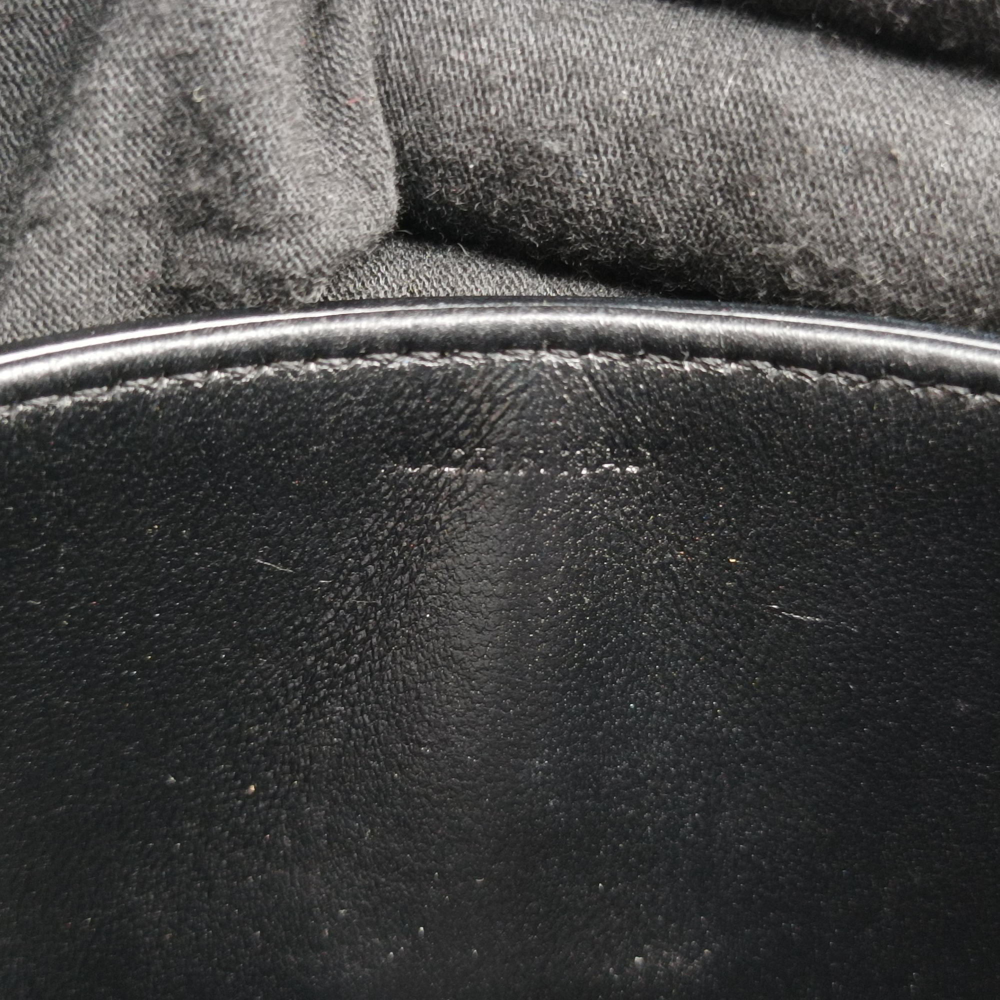 Pre-owned Celine Teen Triomphe Black Leather  shoulderbag | stylenewstar