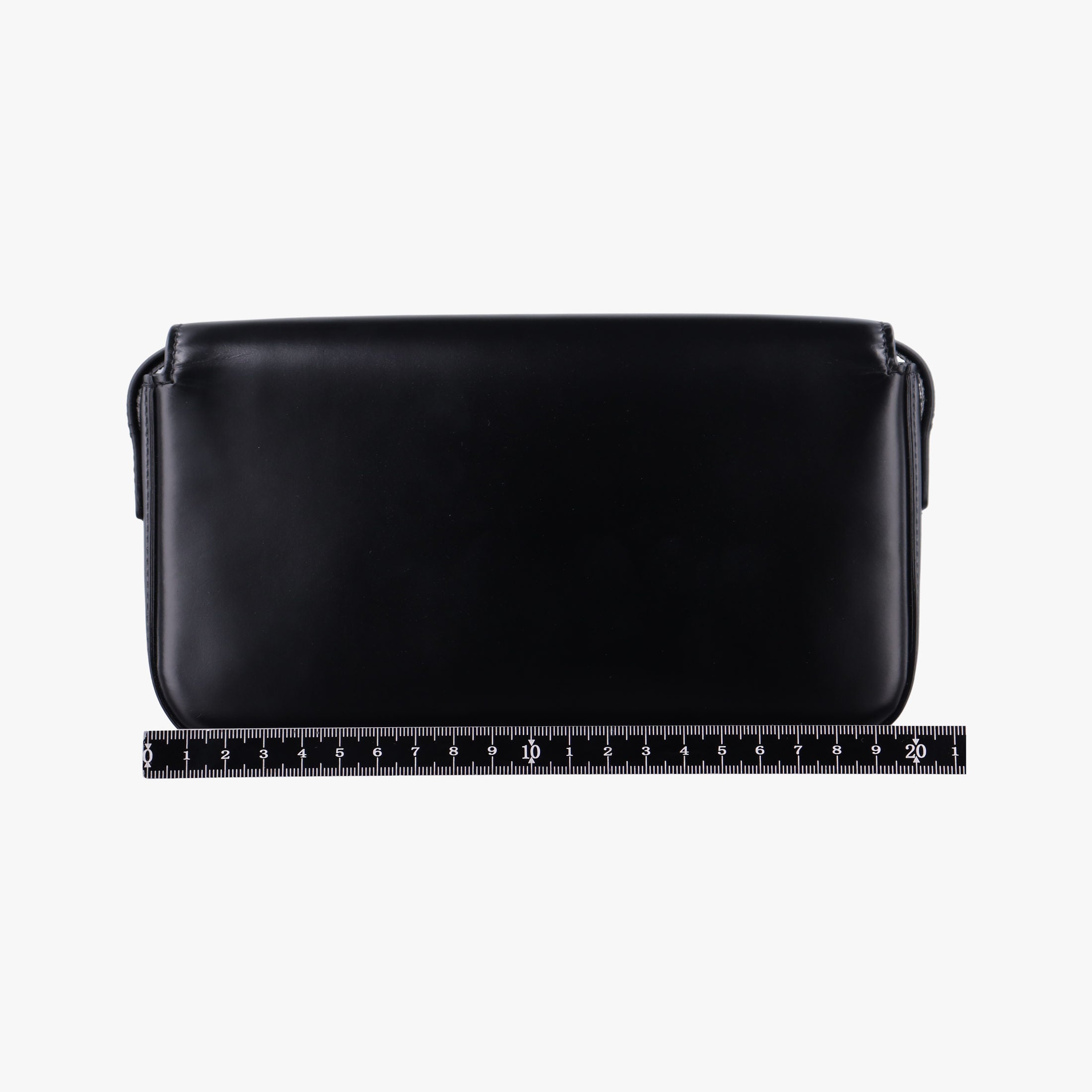 Pre-owned Celine Teen Triomphe Black Leather  shoulderbag | stylenewstar