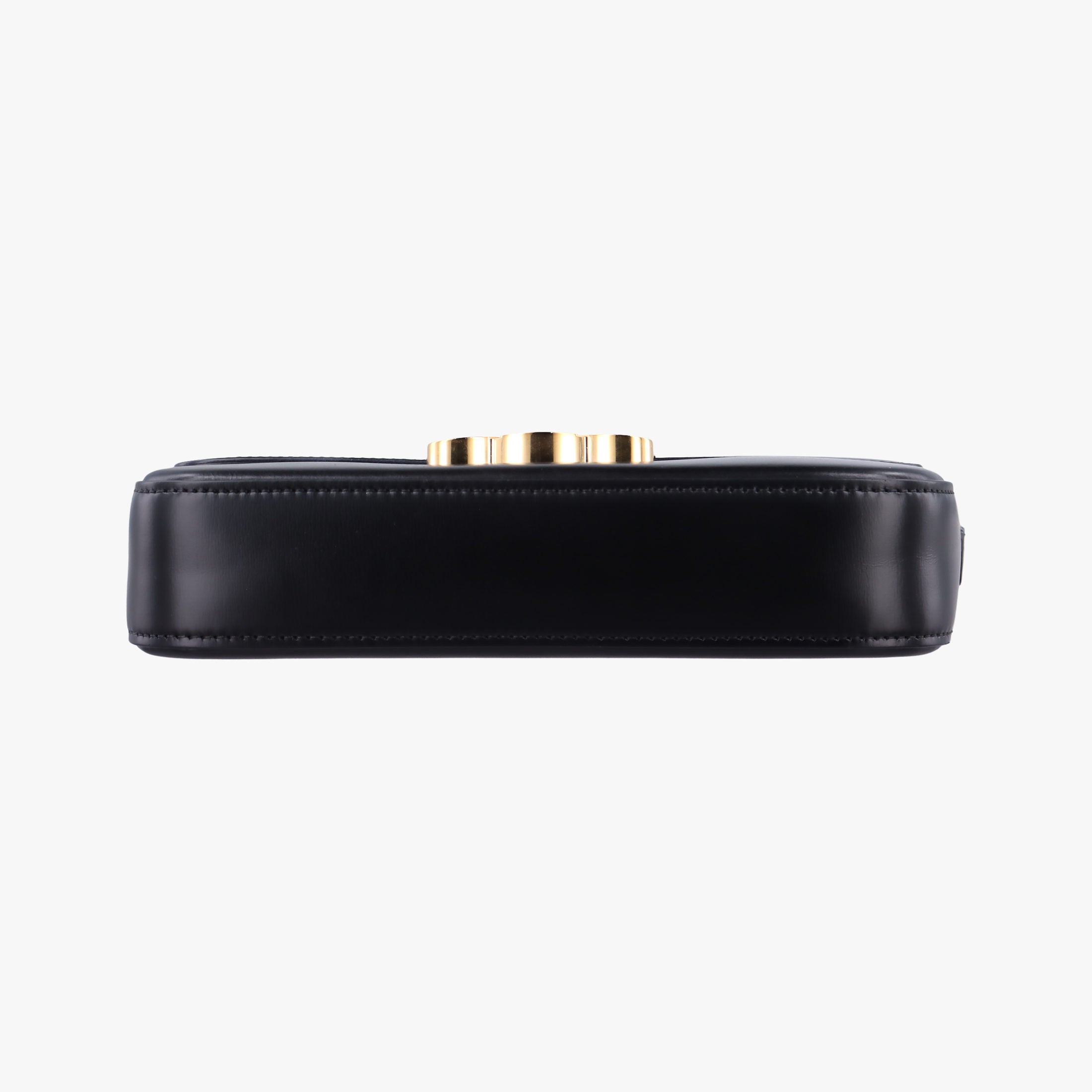 Pre-owned Celine Teen Triomphe Black Leather  shoulderbag | stylenewstar