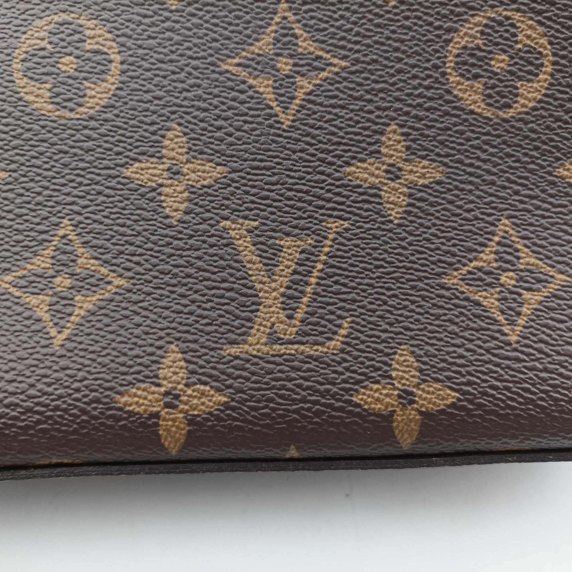 Pre-owned Louis Vuitton Handle Soft Trunk Brown×black Monogram Macassar×calf leather M45935 shoulderbag | stylenewstar