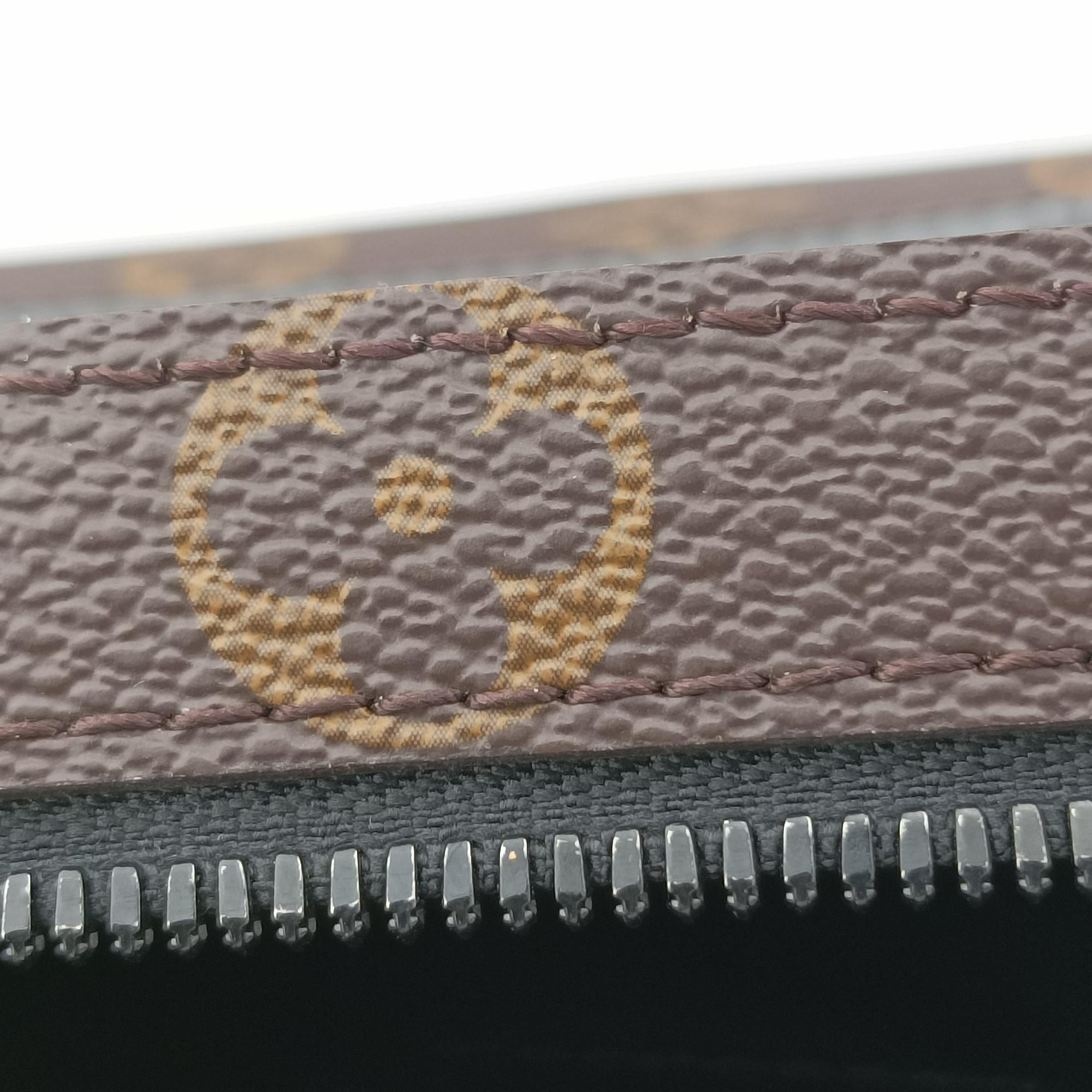 Pre-owned Louis Vuitton Handle Soft Trunk Brown×black Monogram Macassar×calf leather M45935 shoulderbag | stylenewstar