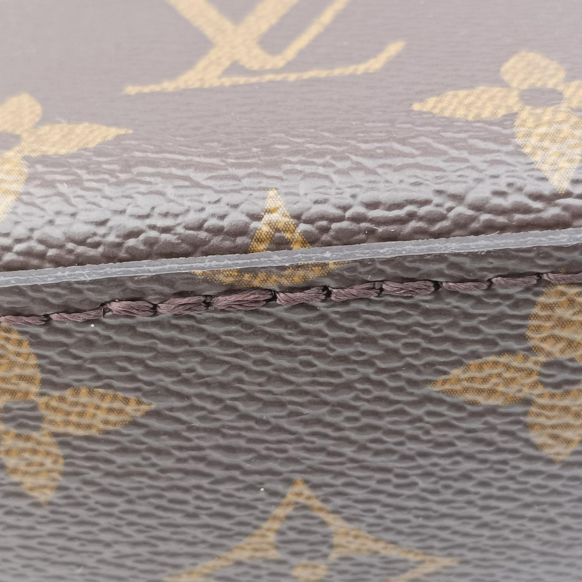 Pre-owned Louis Vuitton Handle Soft Trunk Brown×black Monogram Macassar×calf leather M45935 shoulderbag | stylenewstar