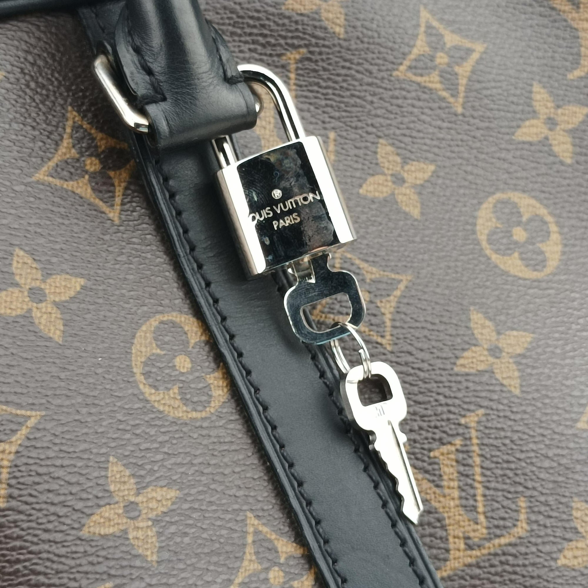 Vintage Louis Vuitton Monogram Macassar Porte Documents Voyage brown Monogram Canvas M40225 handbag | stylenewstar