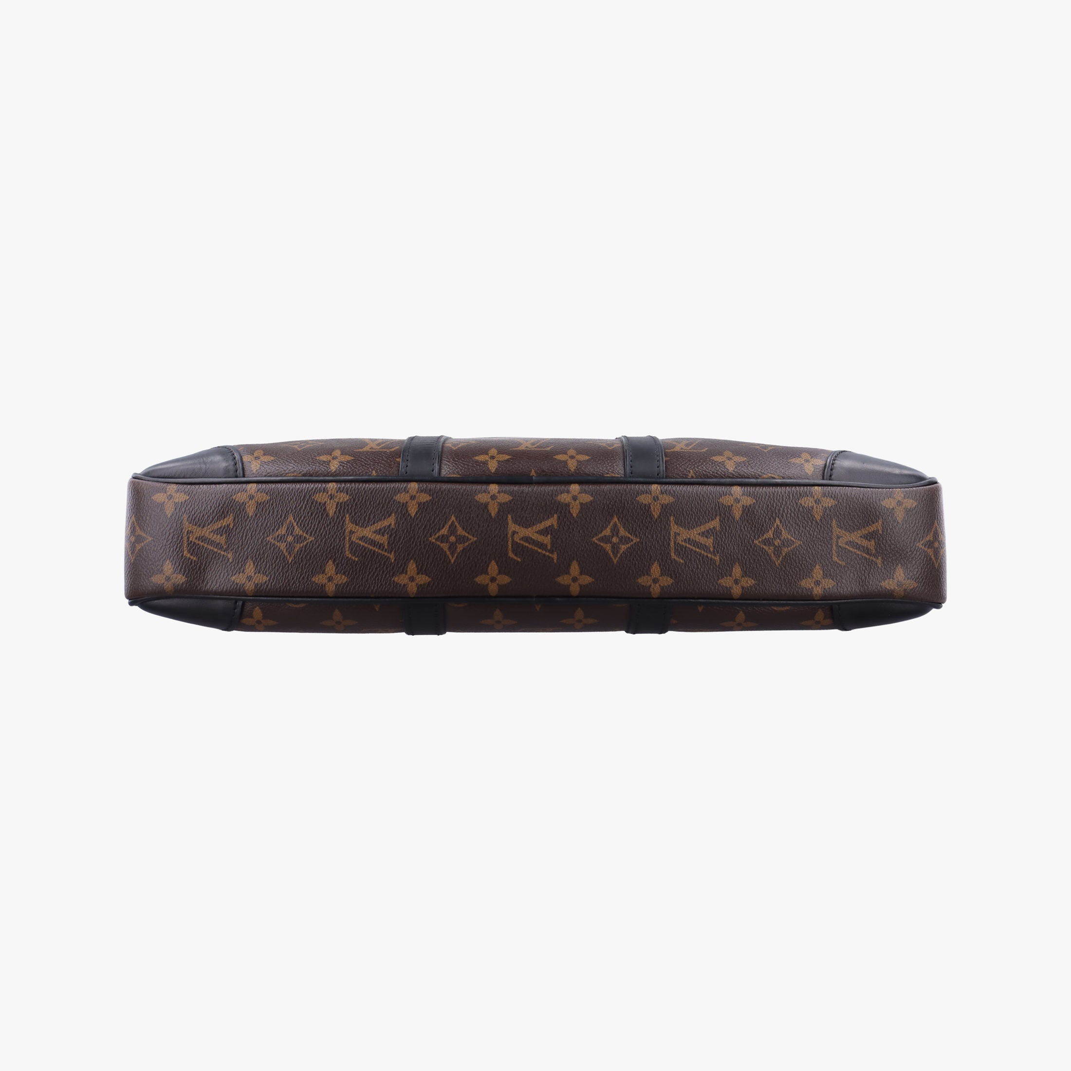 Vintage Louis Vuitton Monogram Macassar Porte Documents Voyage brown Monogram Canvas M40225 handbag | stylenewstar