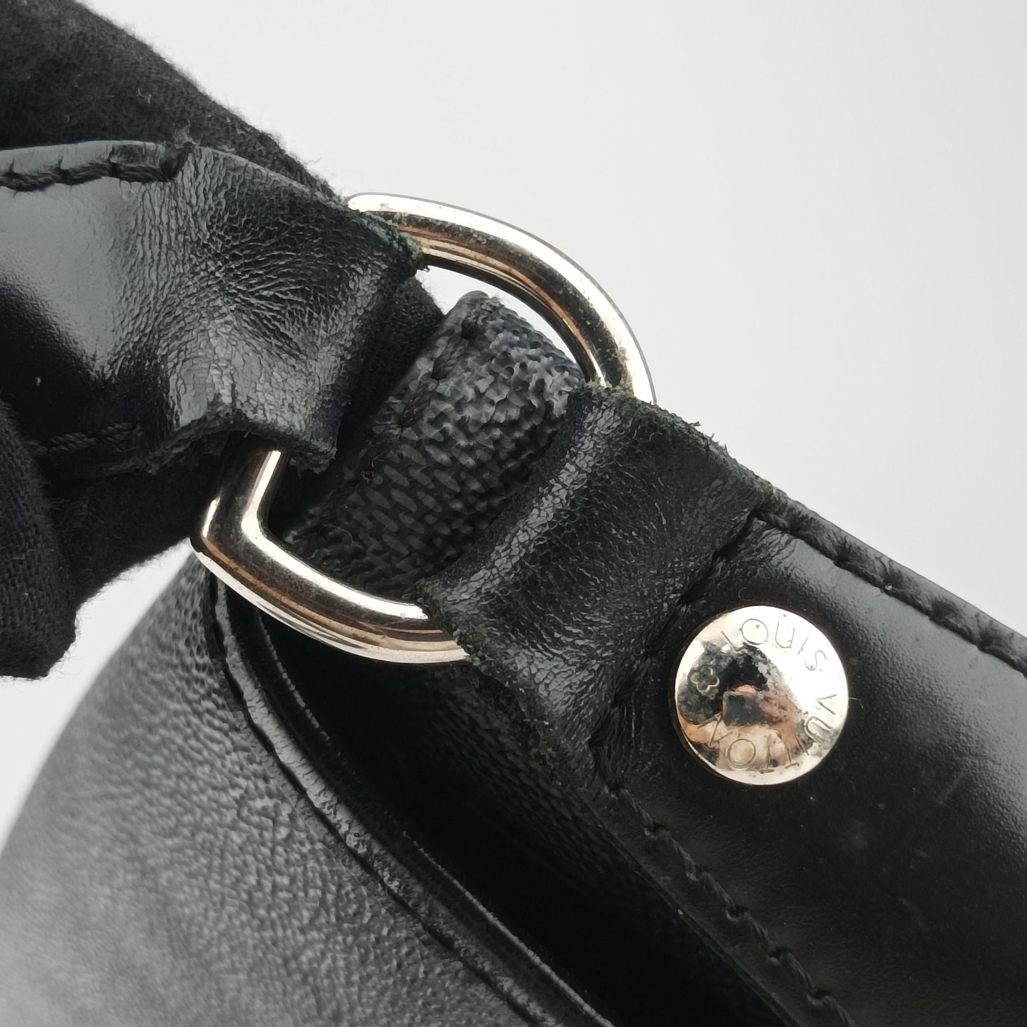 Vintage Louis Vuitton DANIEL MM Noir Damier GRAPHITE N58029 shoulderbag | stylenewstar