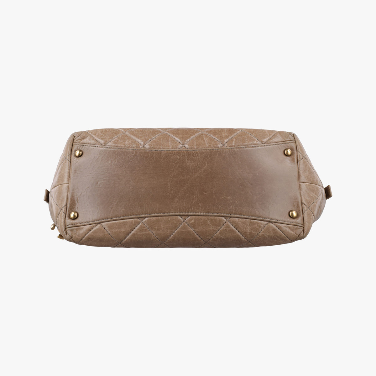 Pre-owned Chanel Matelasse Camel lambskin A67802 shoulderbag | stylenewstar