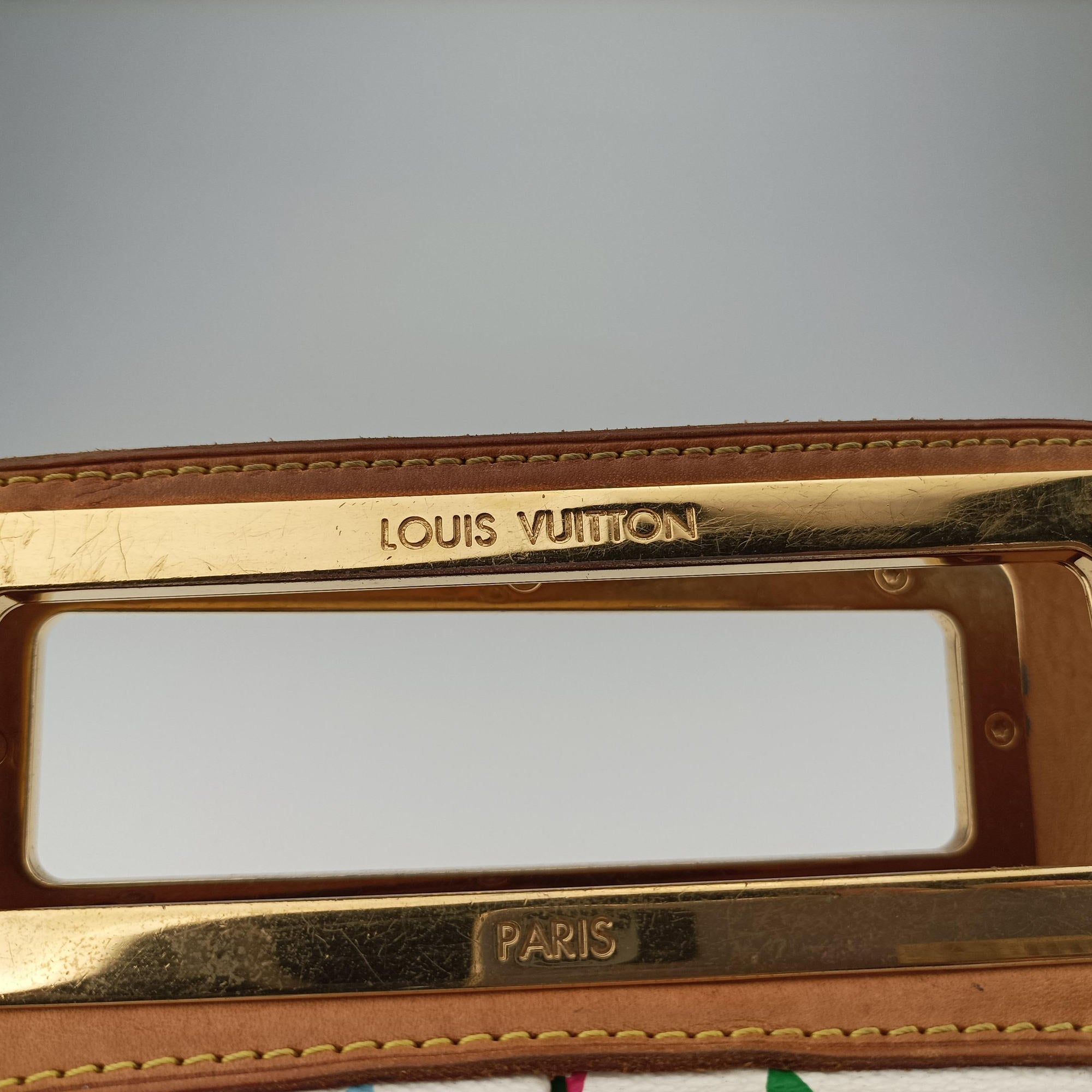 Pre-owned Louis Vuitton JUDY MM white Monogram Multicolor M40255 shoulderbag | stylenewstar