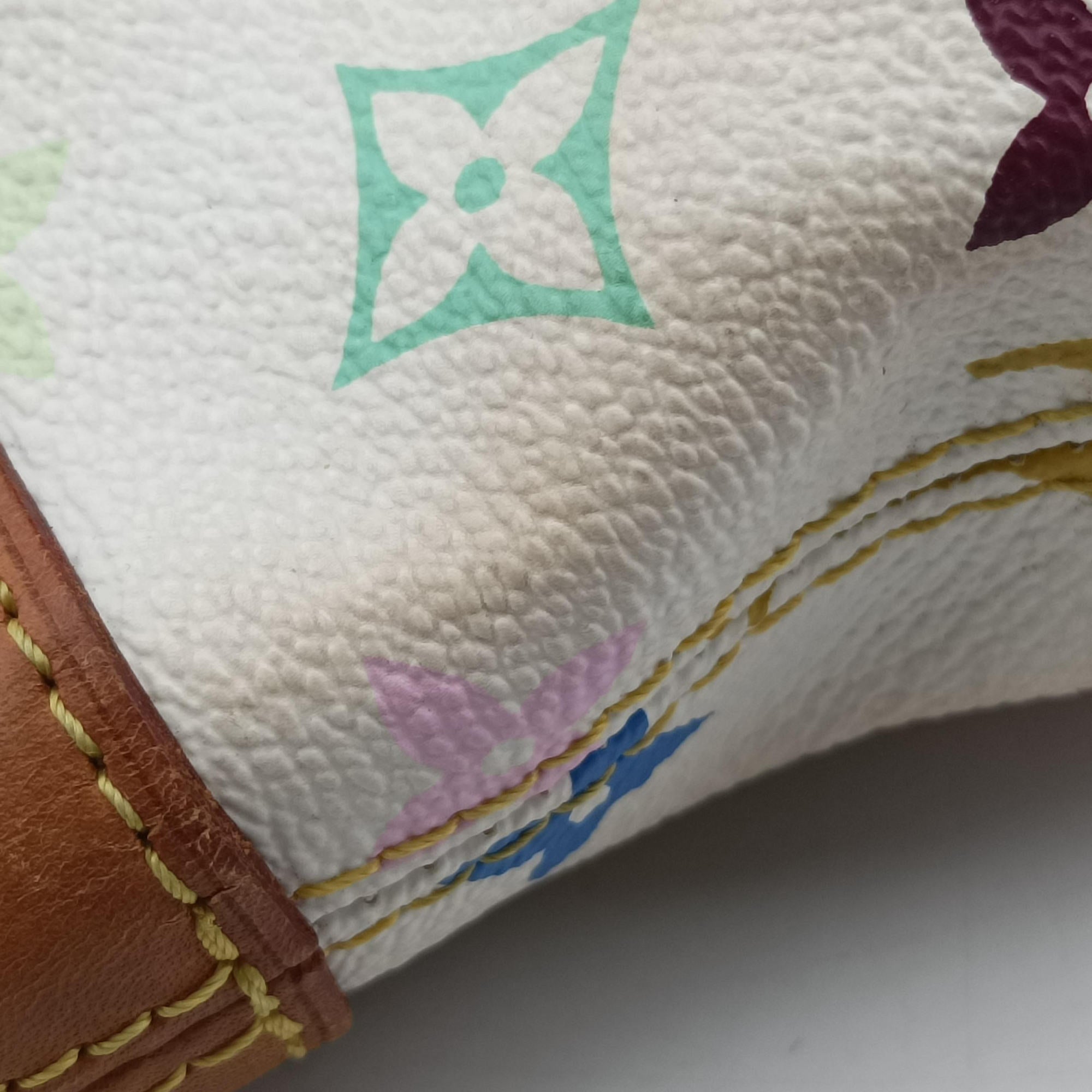 Pre-owned Louis Vuitton JUDY MM white Monogram Multicolor M40255 shoulderbag | stylenewstar