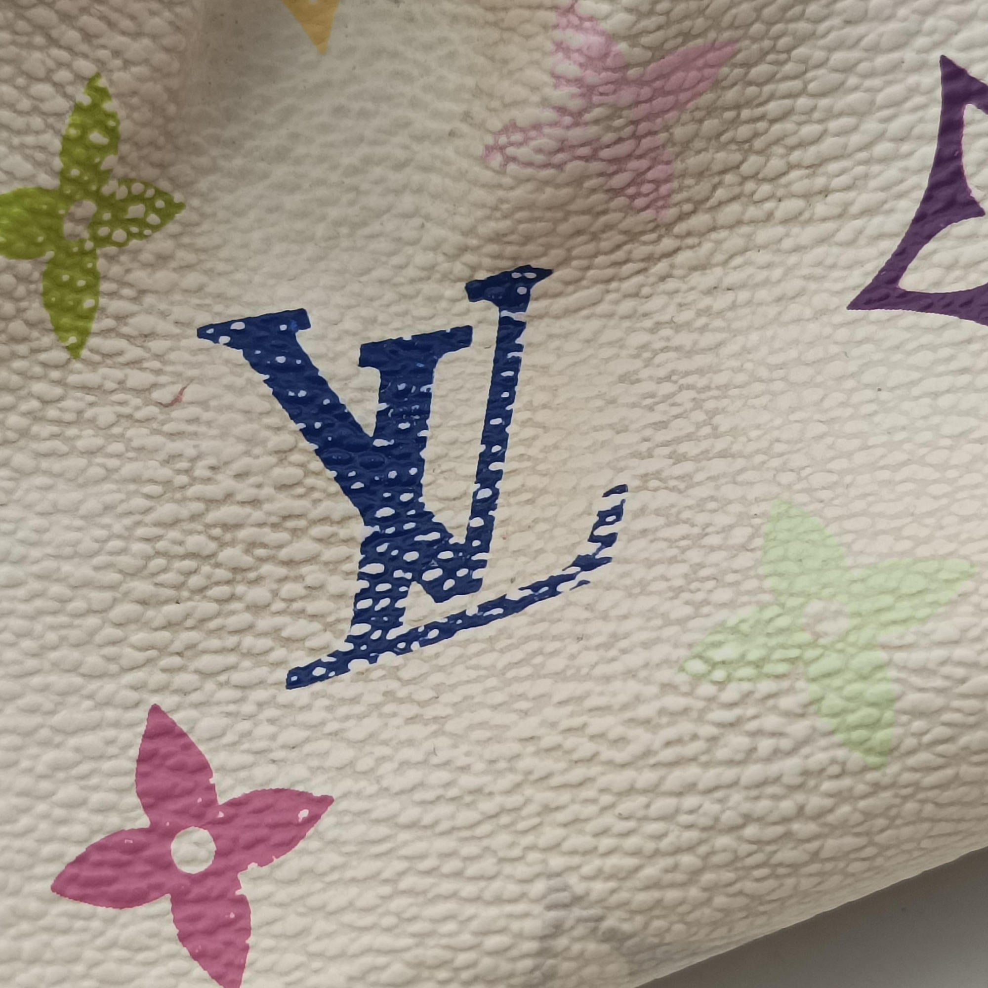 Pre-owned Louis Vuitton JUDY MM white Monogram Multicolor M40255 shoulderbag | stylenewstar