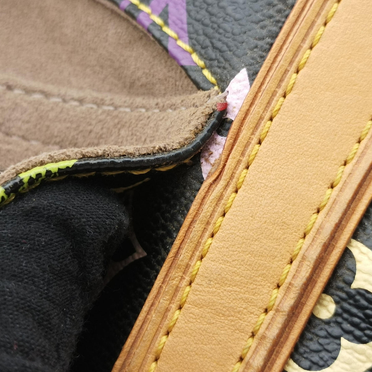 Pre-owned Louis Vuitton PRISCILLA Noir Monogram Multicolor M40097 handbag | stylenewstar