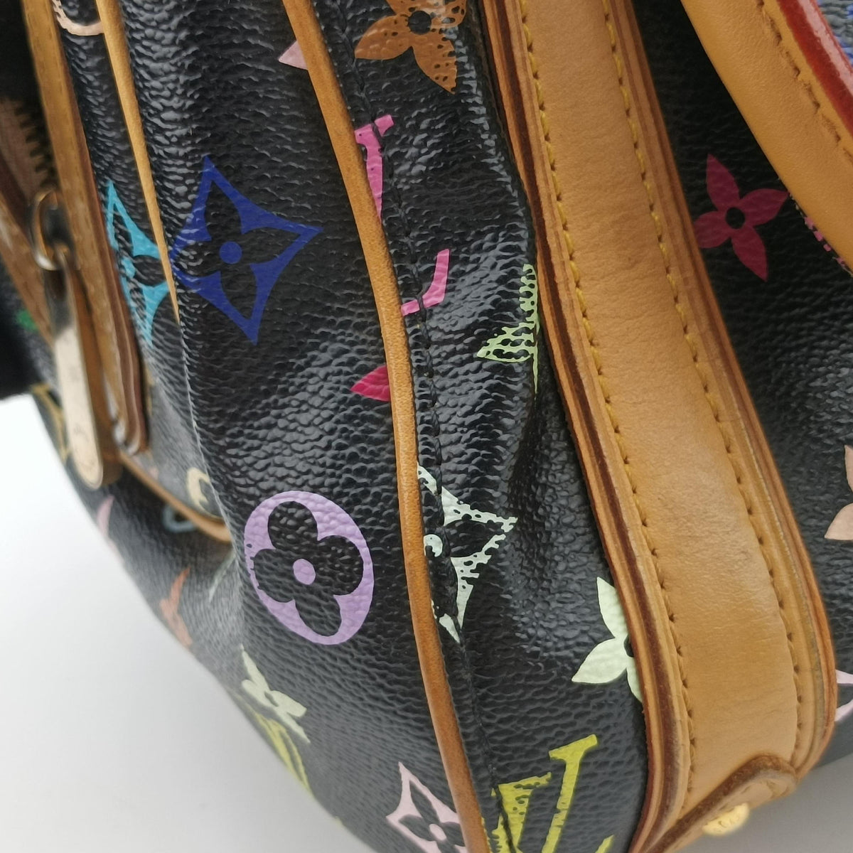 Pre-owned Louis Vuitton PRISCILLA Noir Monogram Multicolor M40097 handbag | stylenewstar