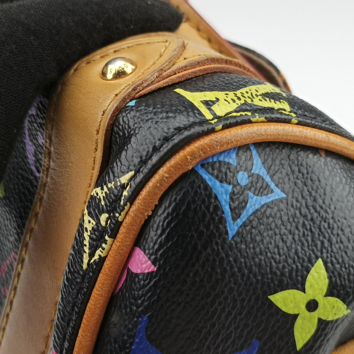 Pre-owned Louis Vuitton PRISCILLA Noir Monogram Multicolor M40097 handbag | stylenewstar