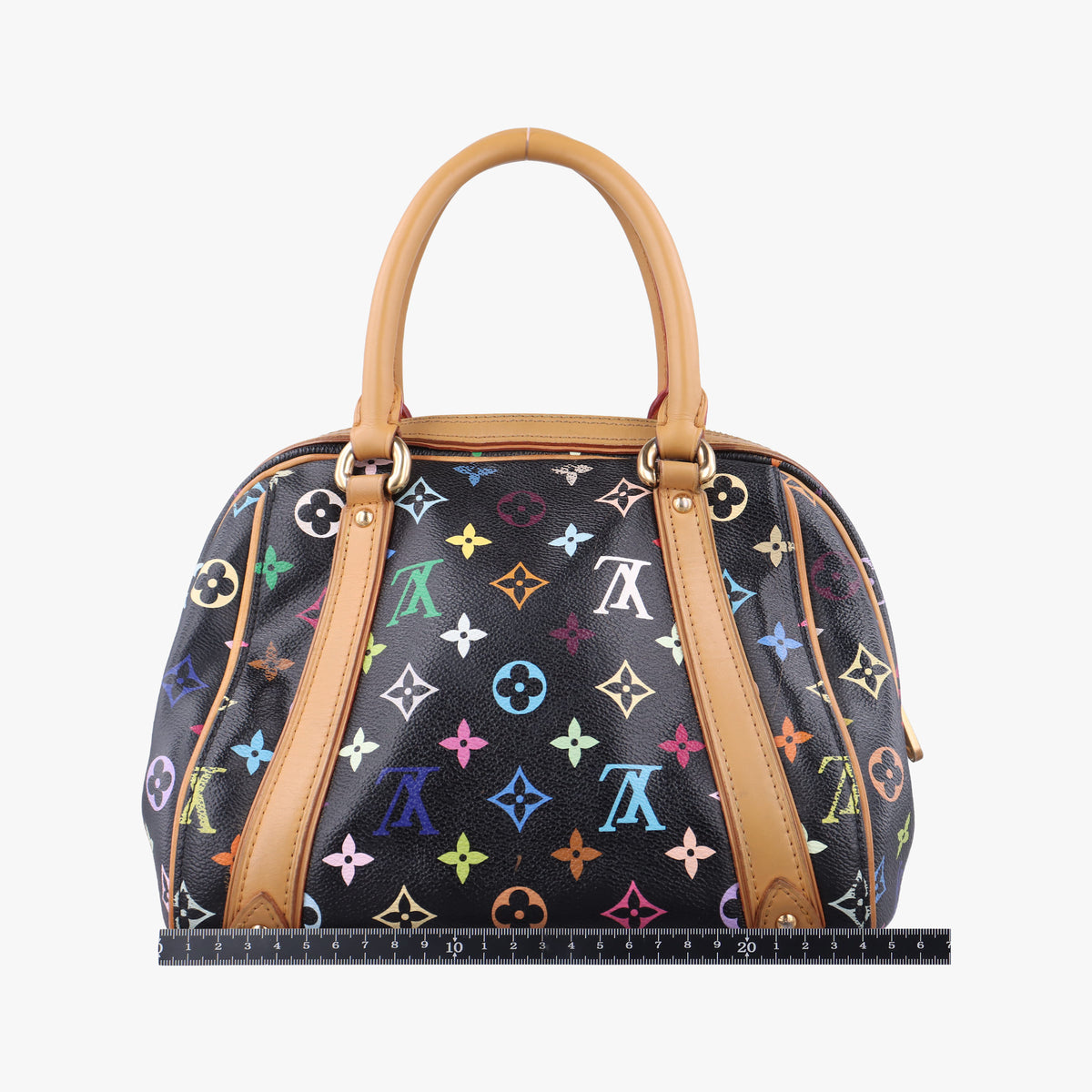Pre-owned Louis Vuitton PRISCILLA Noir Monogram Multicolor M40097 handbag | stylenewstar