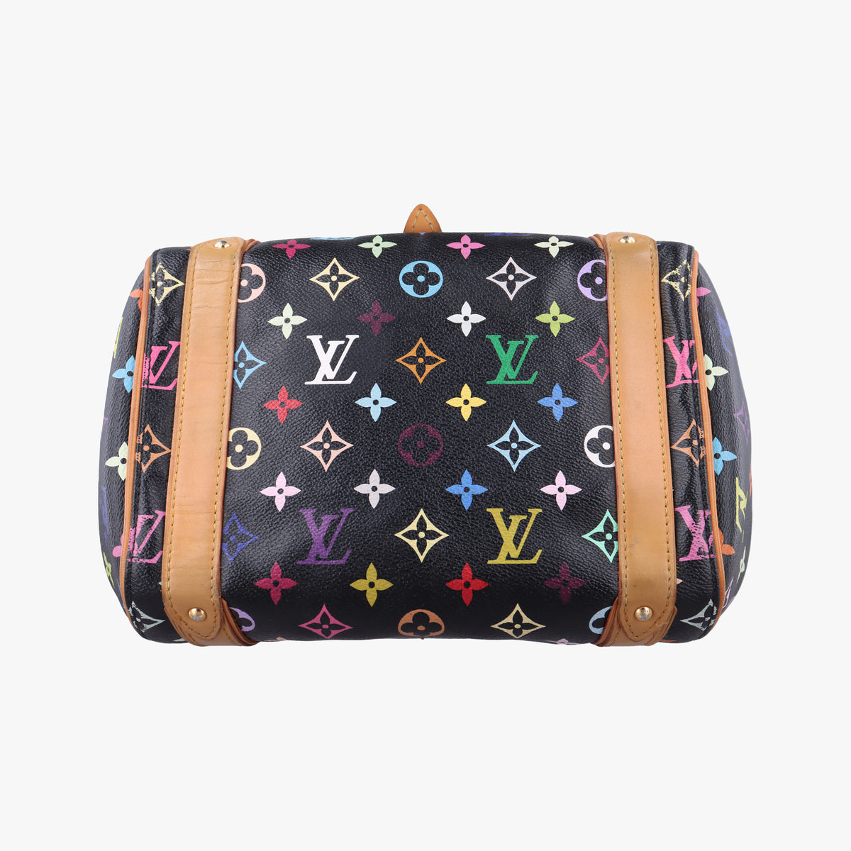 Pre-owned Louis Vuitton PRISCILLA Noir Monogram Multicolor M40097 handbag | stylenewstar