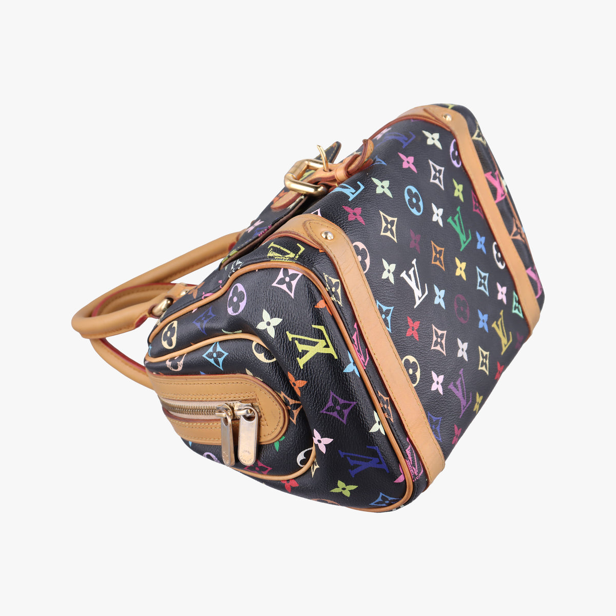 Pre-owned Louis Vuitton PRISCILLA Noir Monogram Multicolor M40097 handbag | stylenewstar