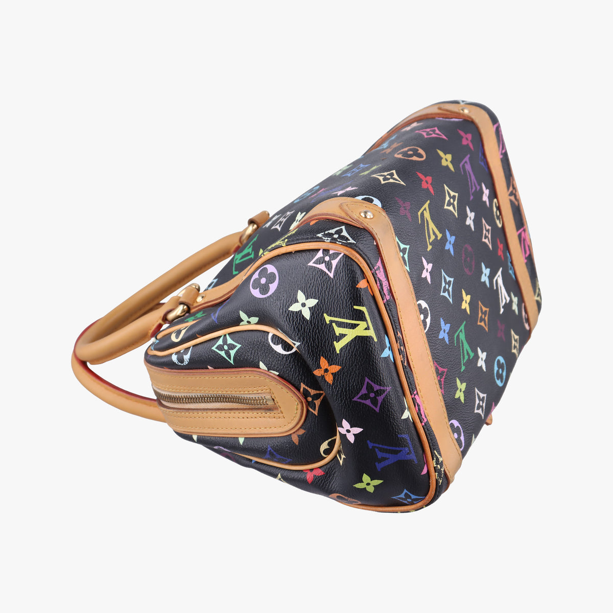 Pre-owned Louis Vuitton PRISCILLA Noir Monogram Multicolor M40097 handbag | stylenewstar