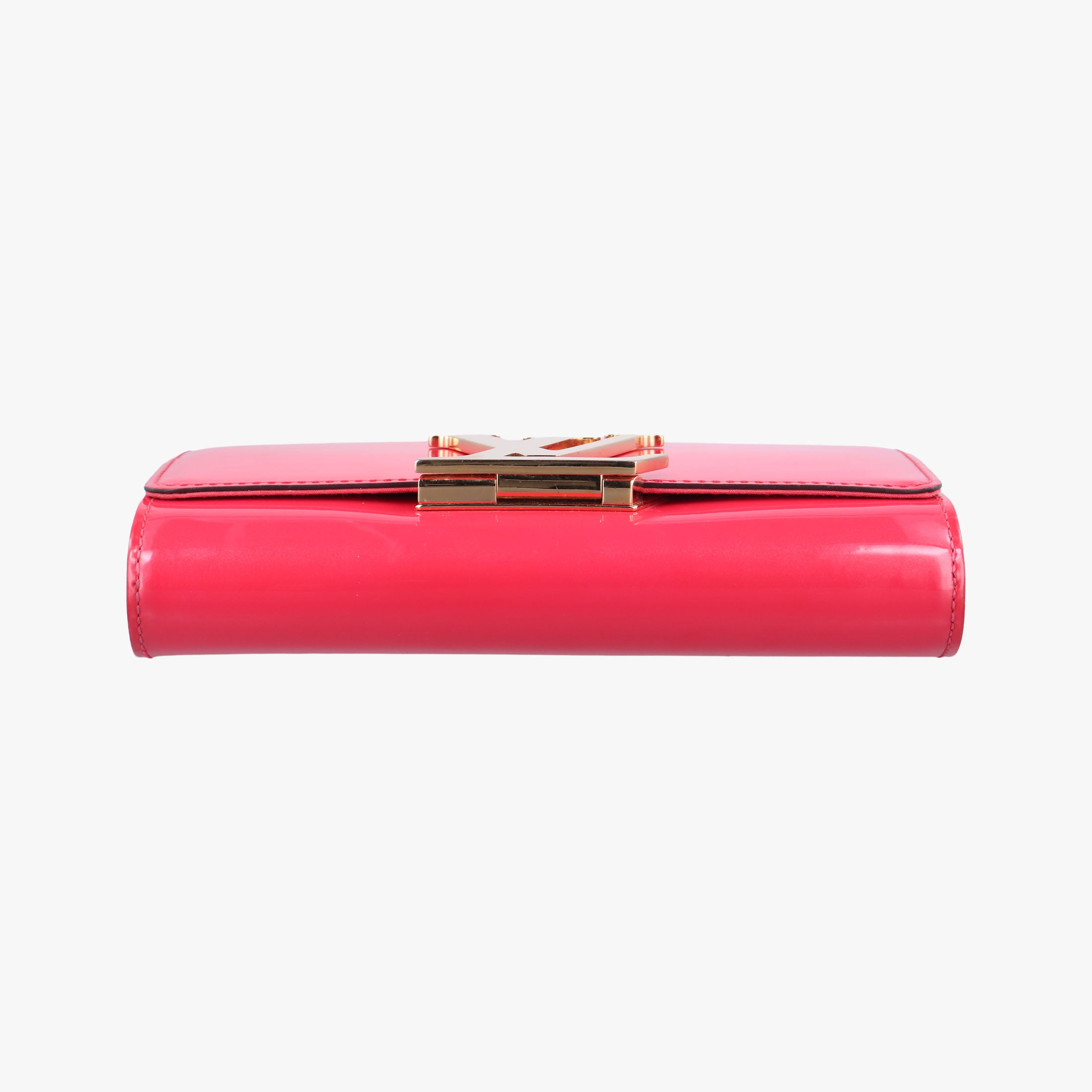 Pre-owned Louis Vuitton Pochette Louise MM ROSE INDIEN Vernis M94270 shoulderbag | stylenewstar