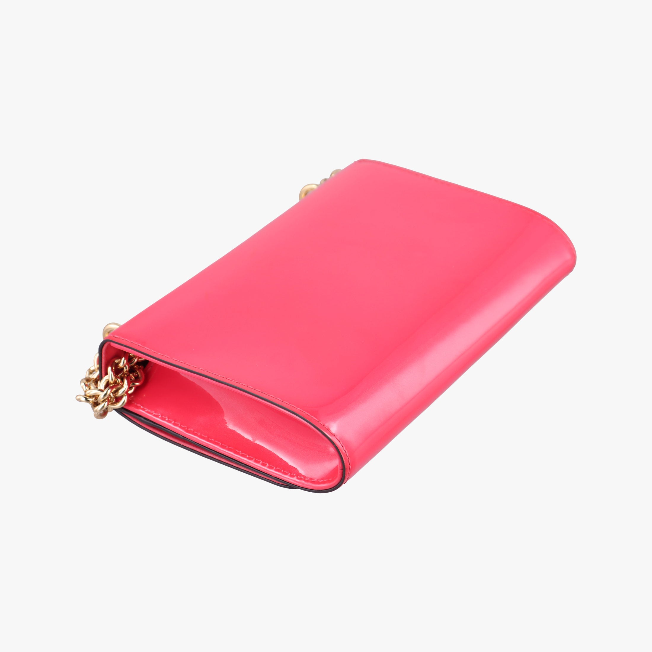 Pre-owned Louis Vuitton Pochette Louise MM ROSE INDIEN Vernis M94270 shoulderbag | stylenewstar