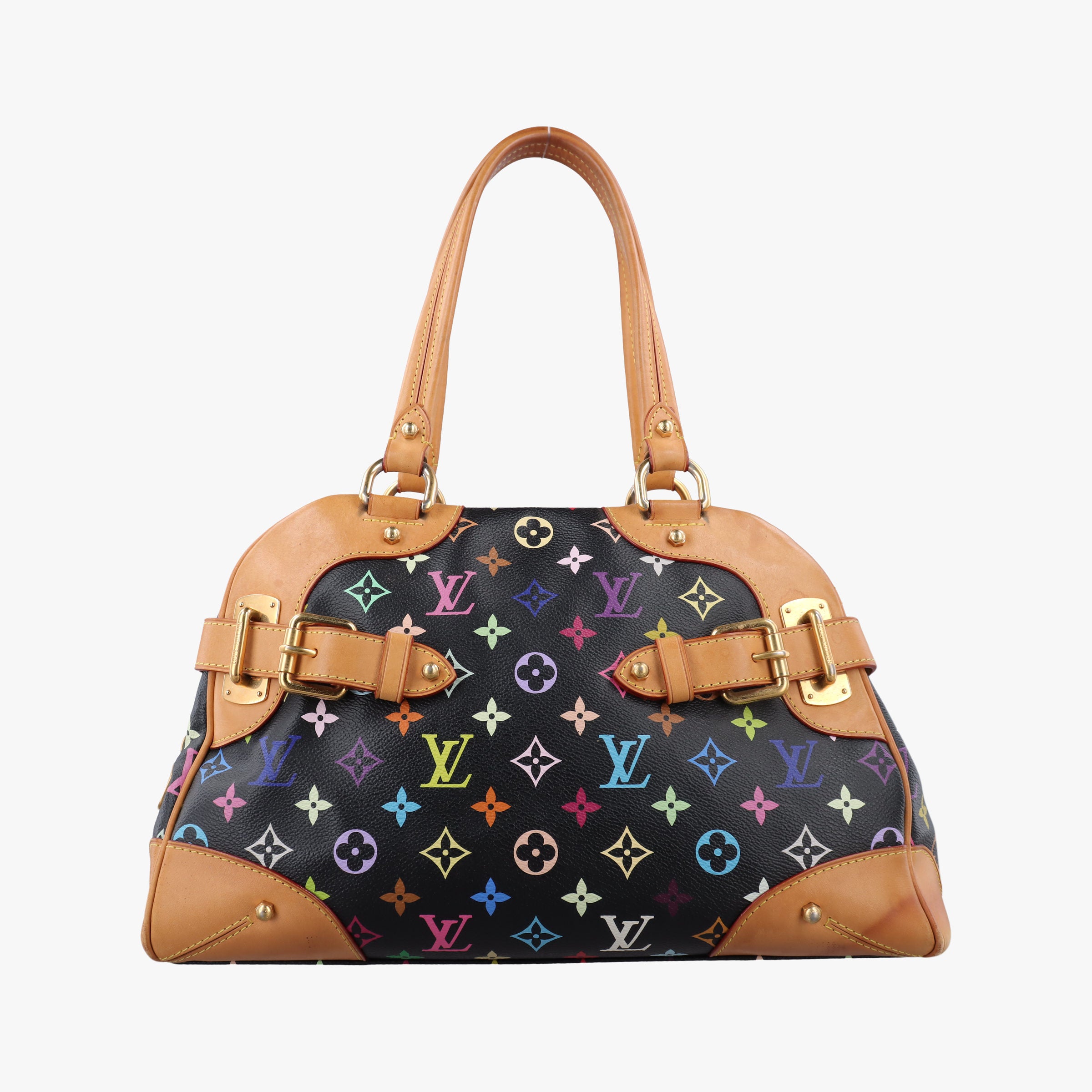 Pre-owned Louis Vuitton CLAUDIA Noir Monogram Multicolor M40194 shoulderbag | stylenewstar