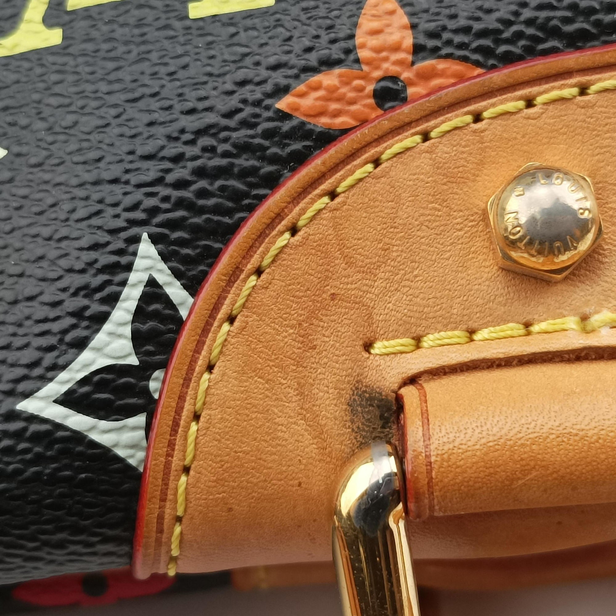 Pre-owned Louis Vuitton CLAUDIA Noir Monogram Multicolor M40194 shoulderbag | stylenewstar