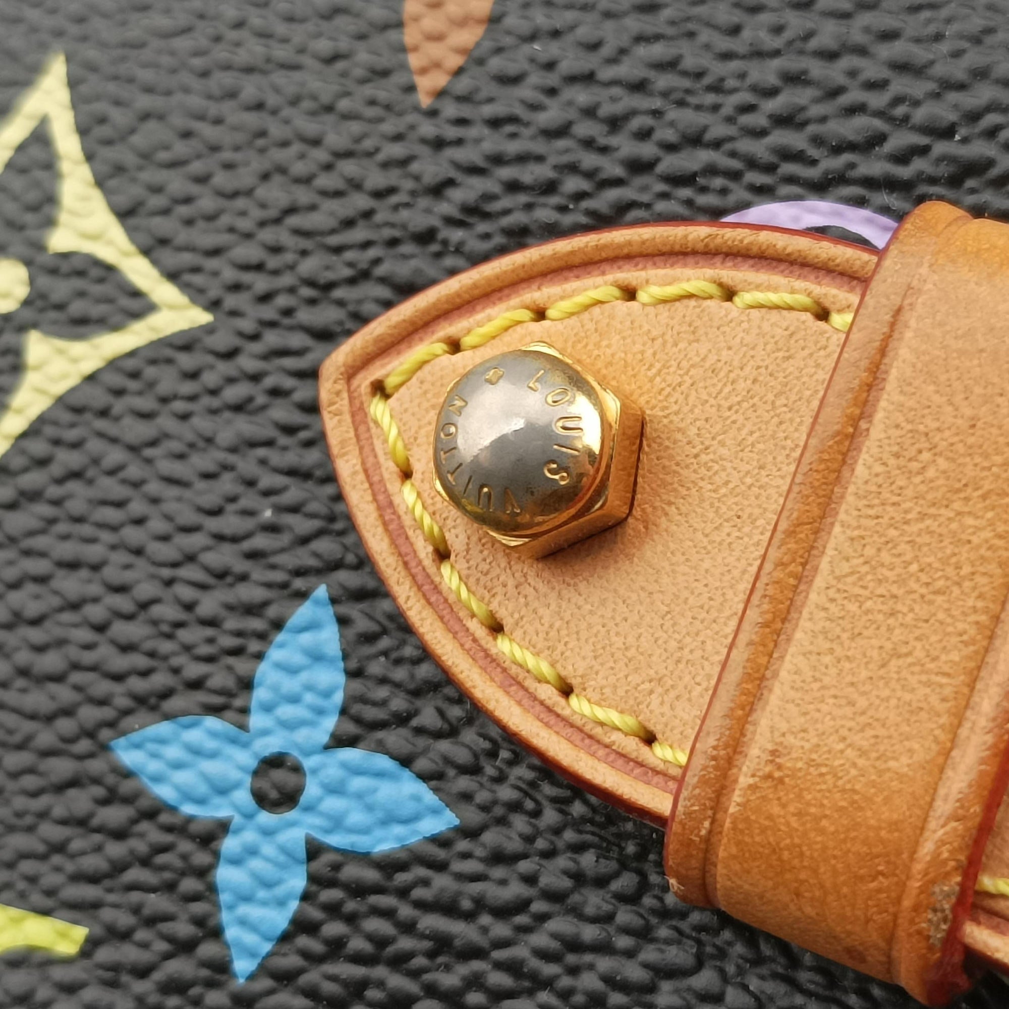 Pre-owned Louis Vuitton CLAUDIA Noir Monogram Multicolor M40194 shoulderbag | stylenewstar