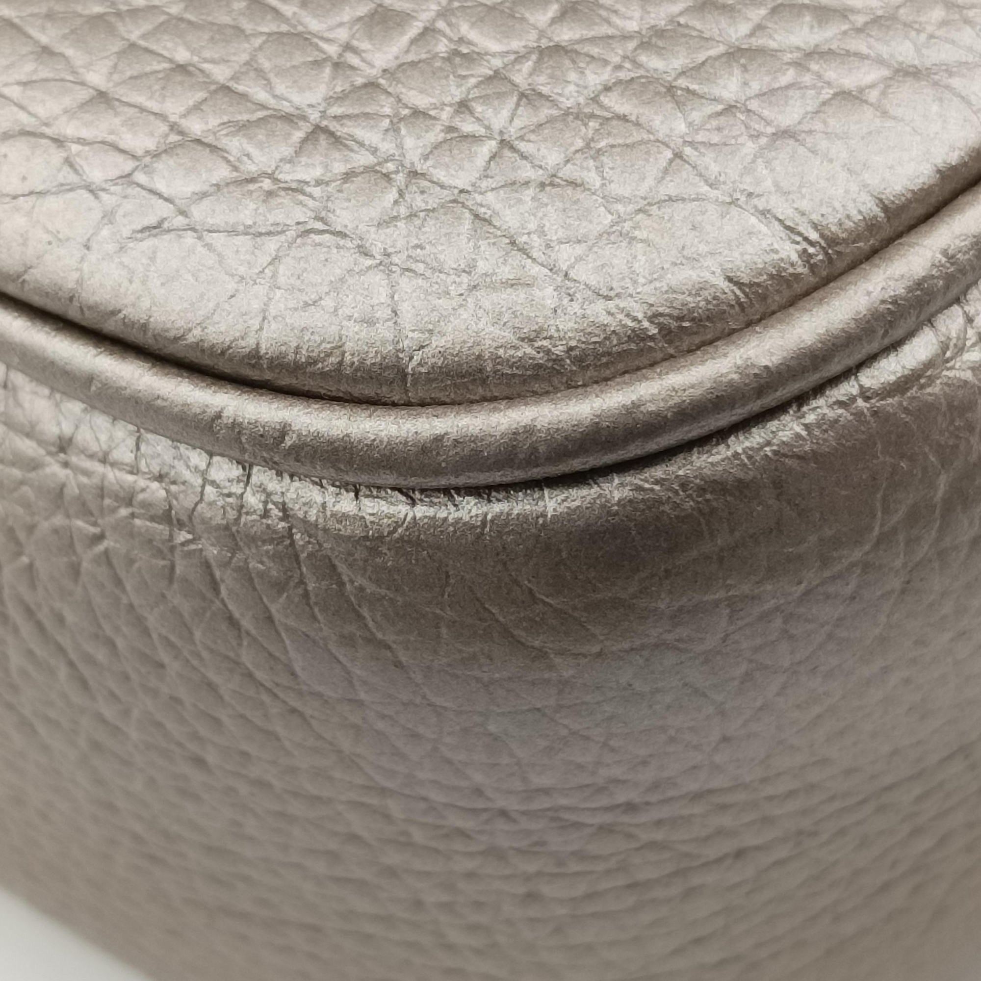 Pre-owned Gucci Soho Golden Leather 308364 shoulderbag | stylenewstar