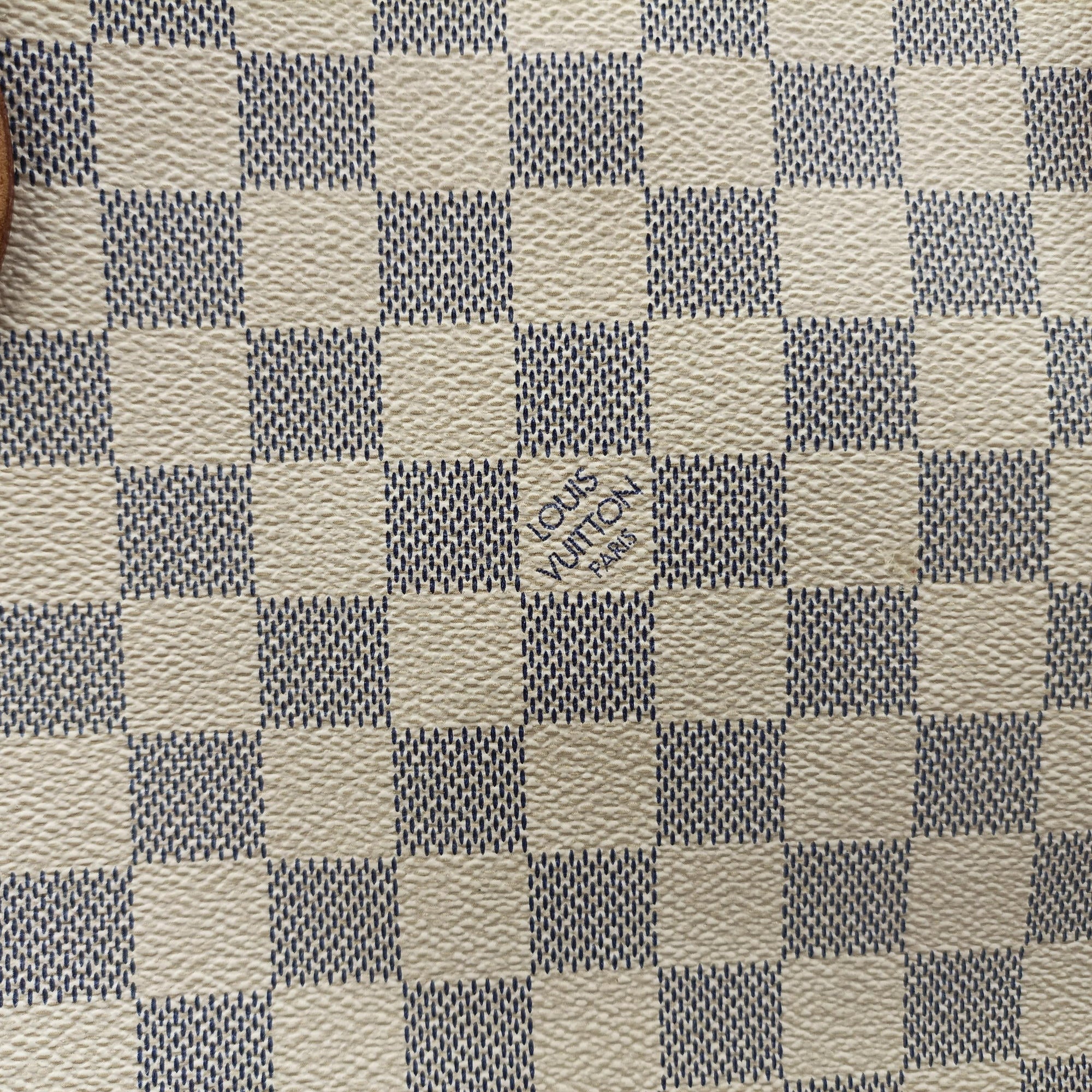 Vintage Louis Vuitton Neverfull MM Azur Damier Canvas N51107 handbag | stylenewstar
