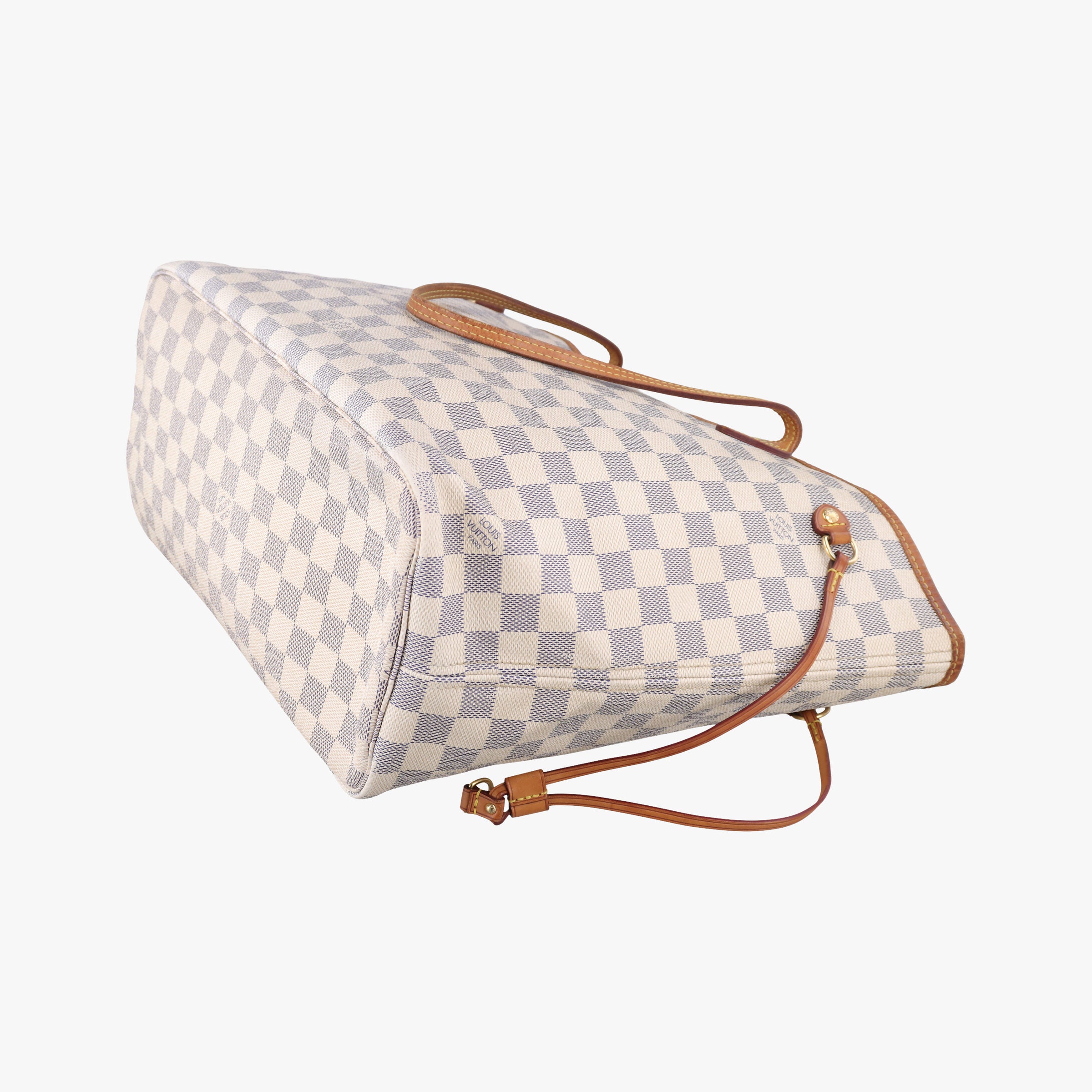 Vintage Louis Vuitton Neverfull MM Azur Damier Canvas N51107 handbag | stylenewstar