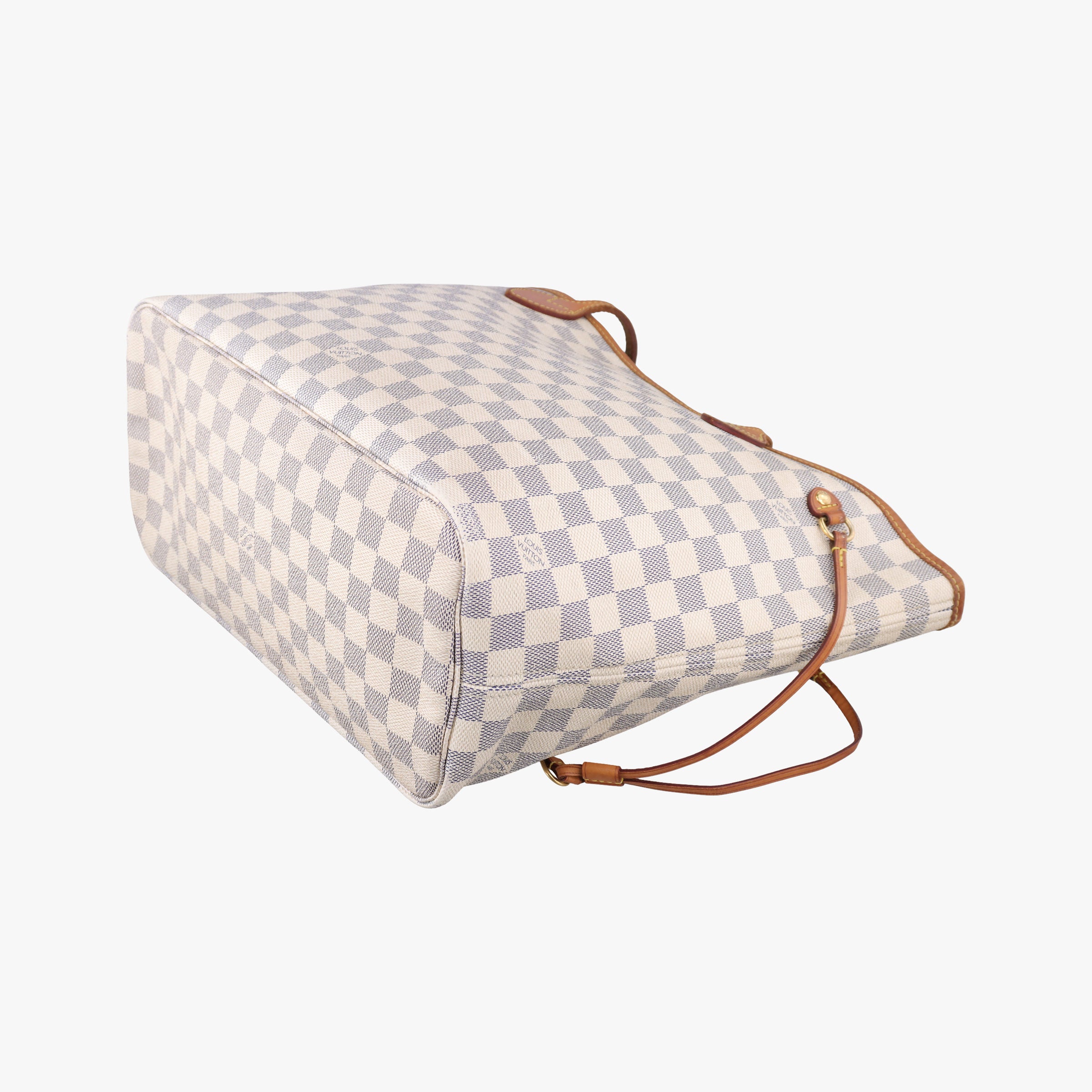 Vintage Louis Vuitton Neverfull MM Azur Damier Canvas N51107 handbag | stylenewstar