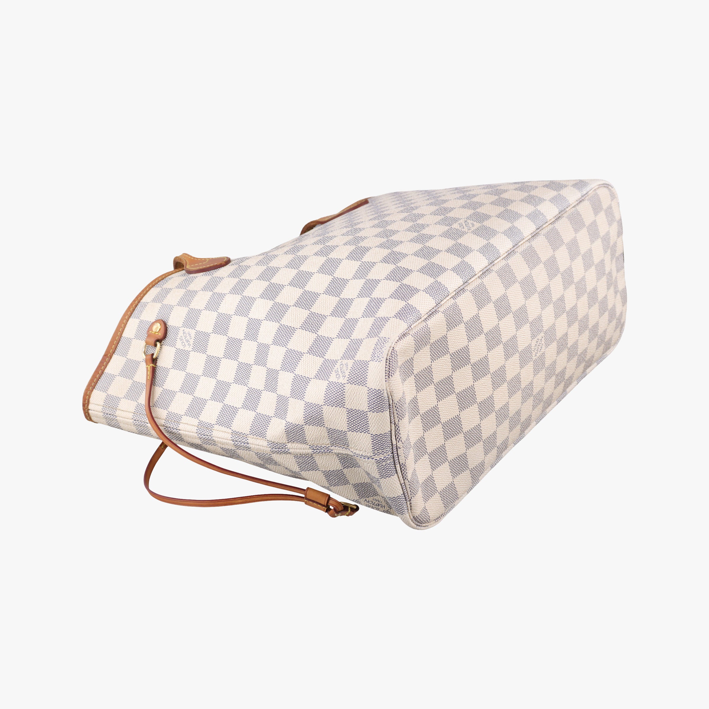 Vintage Louis Vuitton Neverfull MM Azur Damier Canvas N51107 handbag | stylenewstar