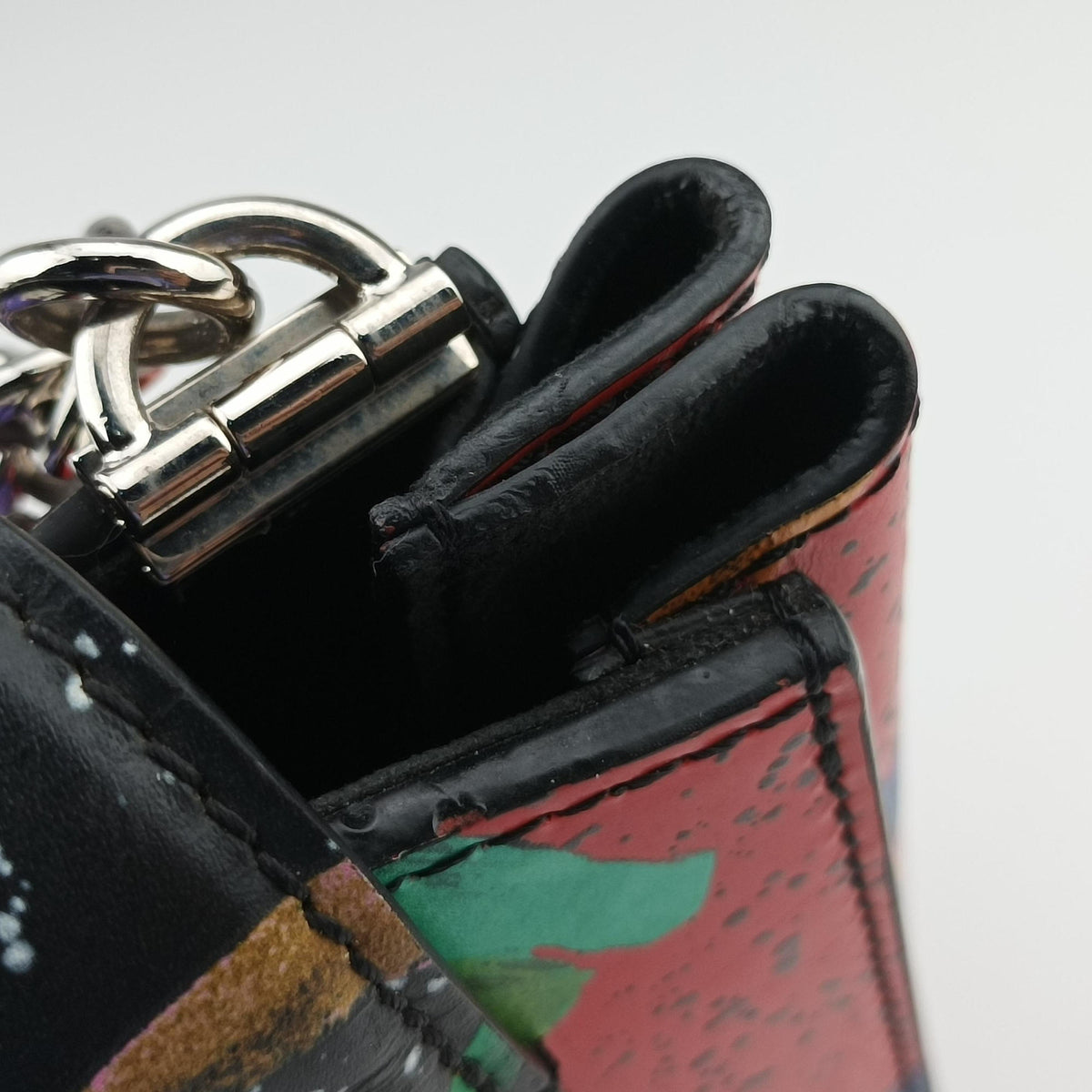 Secondhand Louis Vuitton Splash Print Trapeze Bag Multicolor Leather M53791 shoulderbag | stylenewstar