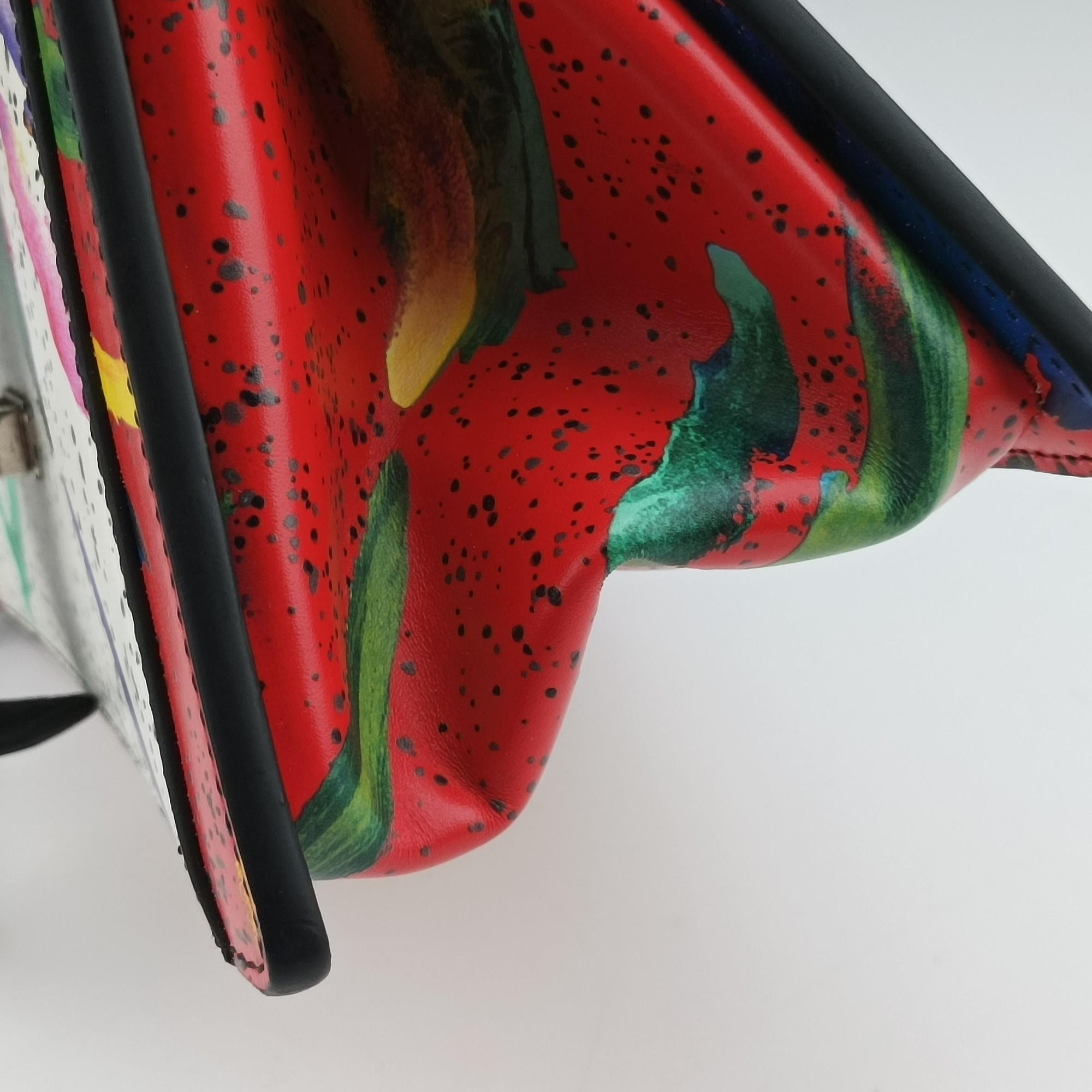 Secondhand Louis Vuitton Splash Print Trapeze Bag Multicolor Leather M53791 shoulderbag | stylenewstar