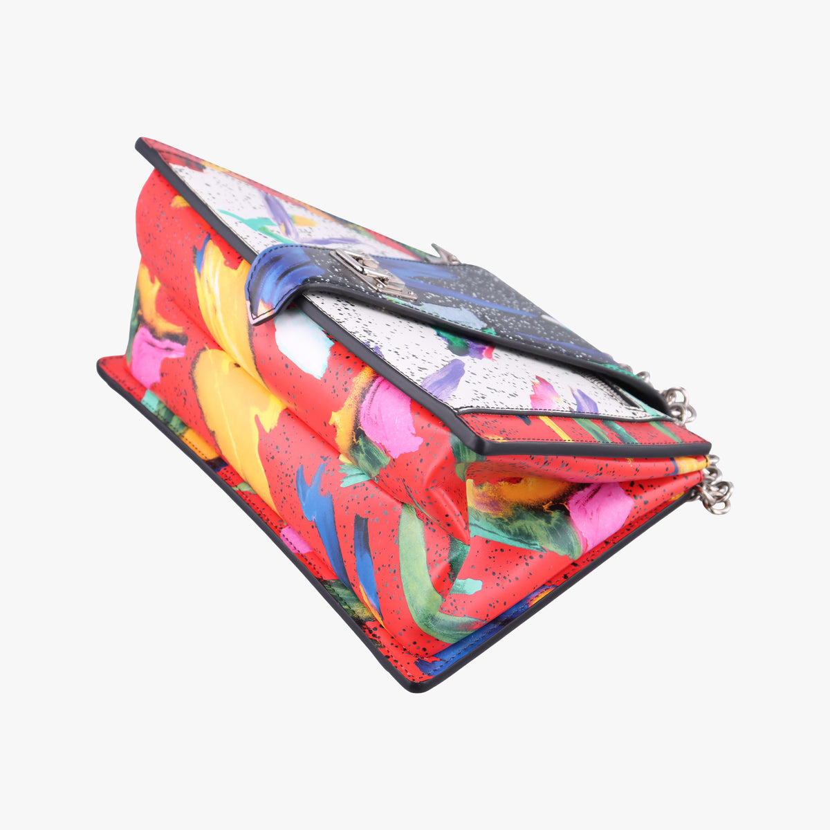 Secondhand Louis Vuitton Splash Print Trapeze Bag Multicolor Leather M53791 shoulderbag | stylenewstar